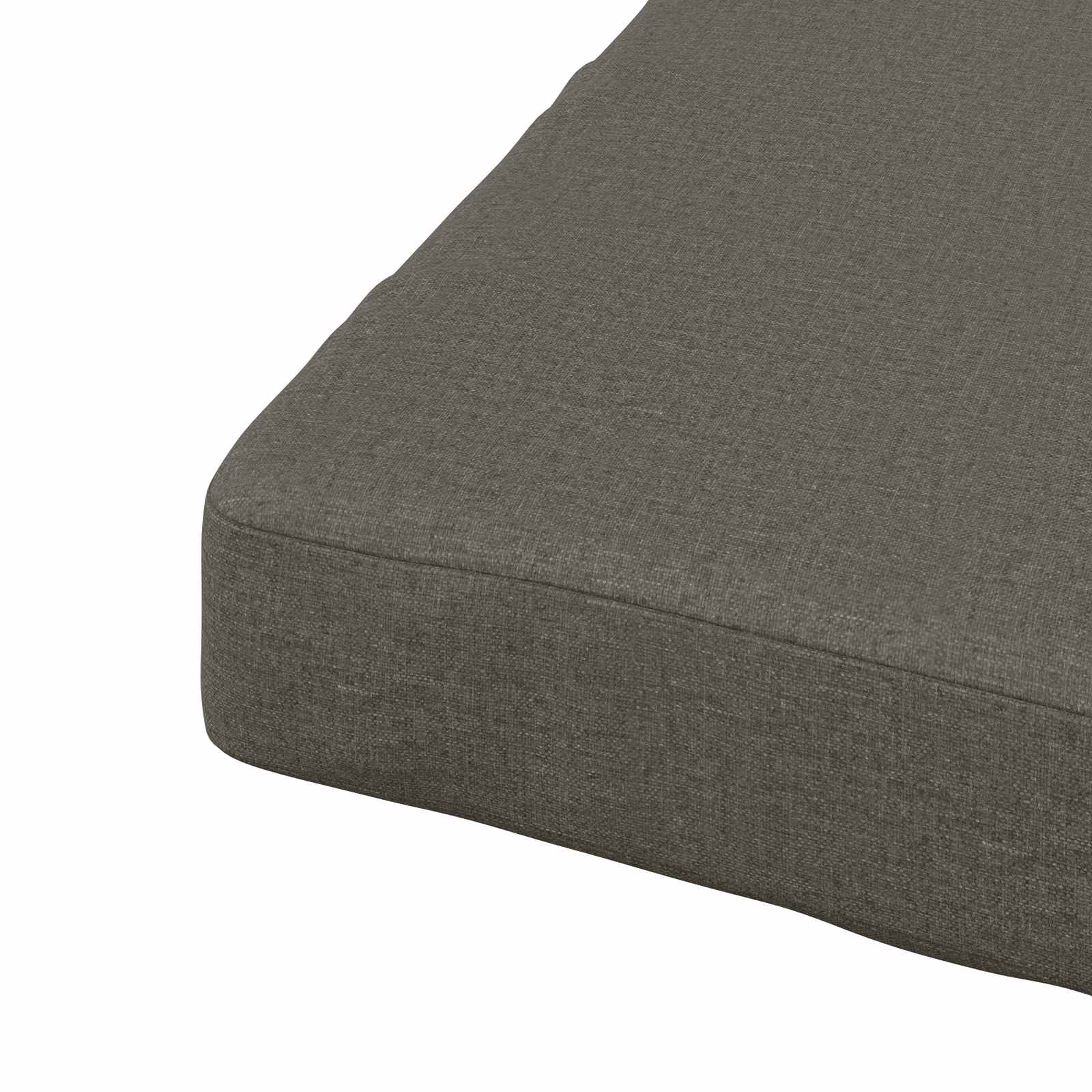 Cuscini per Sedia in 4 Pezzi VUGHT 4 pcs 100% Poliestere Grigio
