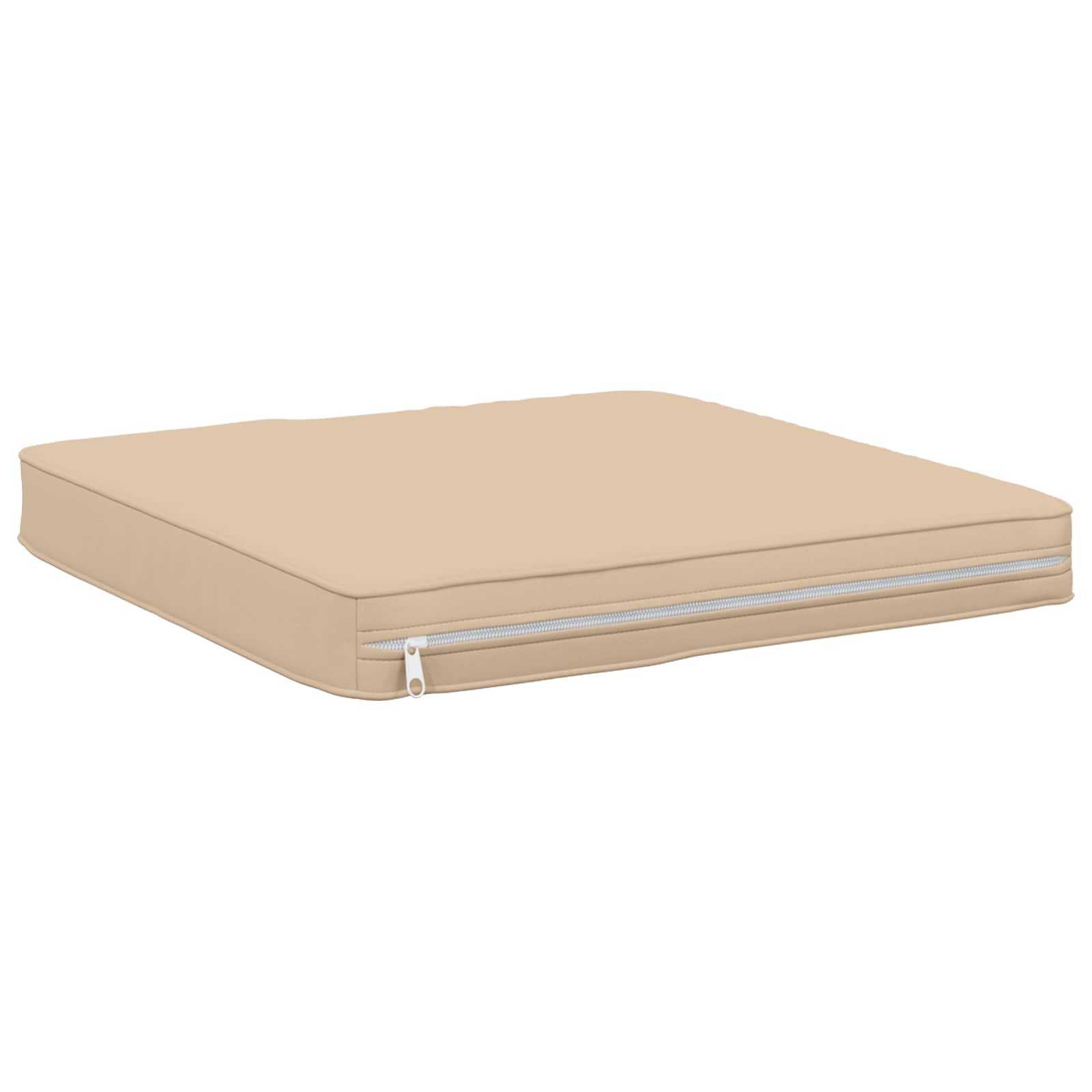 Cuscini per Sedia in 4 Pezzi VUGHT 4 pcs 100% Poliestere Crema