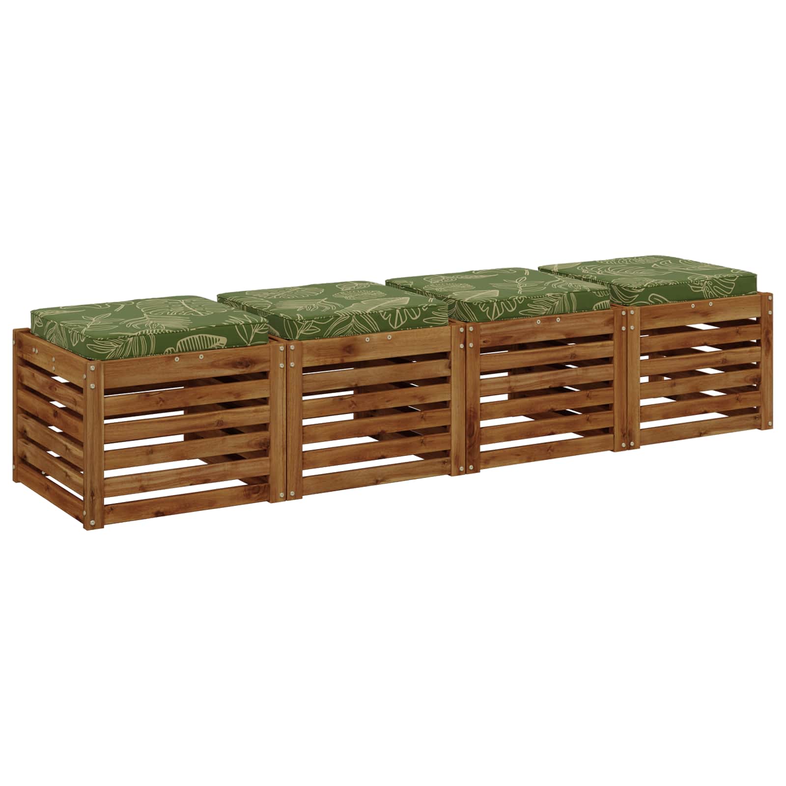 Cuscini per Sedia in 4 Pezzi VUGHT 4 pcs 100% Poliestere