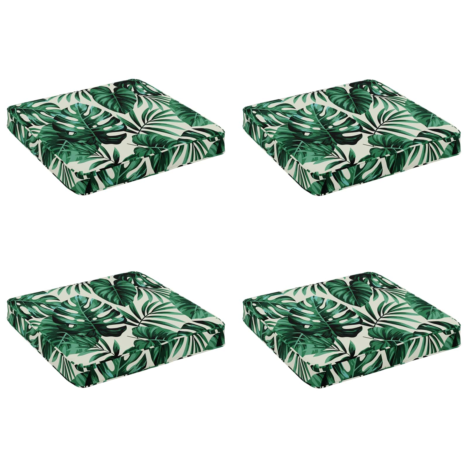 Cuscini per Sedia in 4 Pezzi VUGHT 4 pcs 100% Poliestere