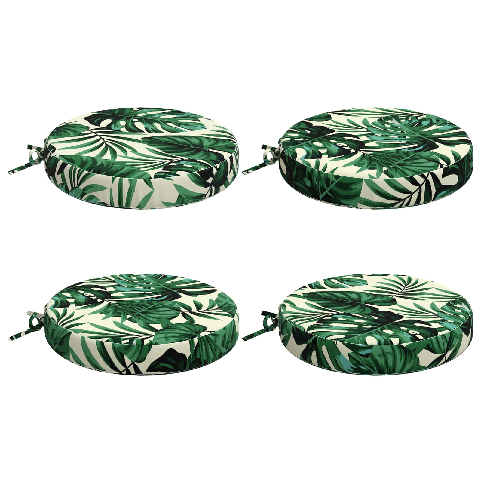 Cuscini per Sedia in 4 Pezzi SOEST 4 pz 100% Poliestere