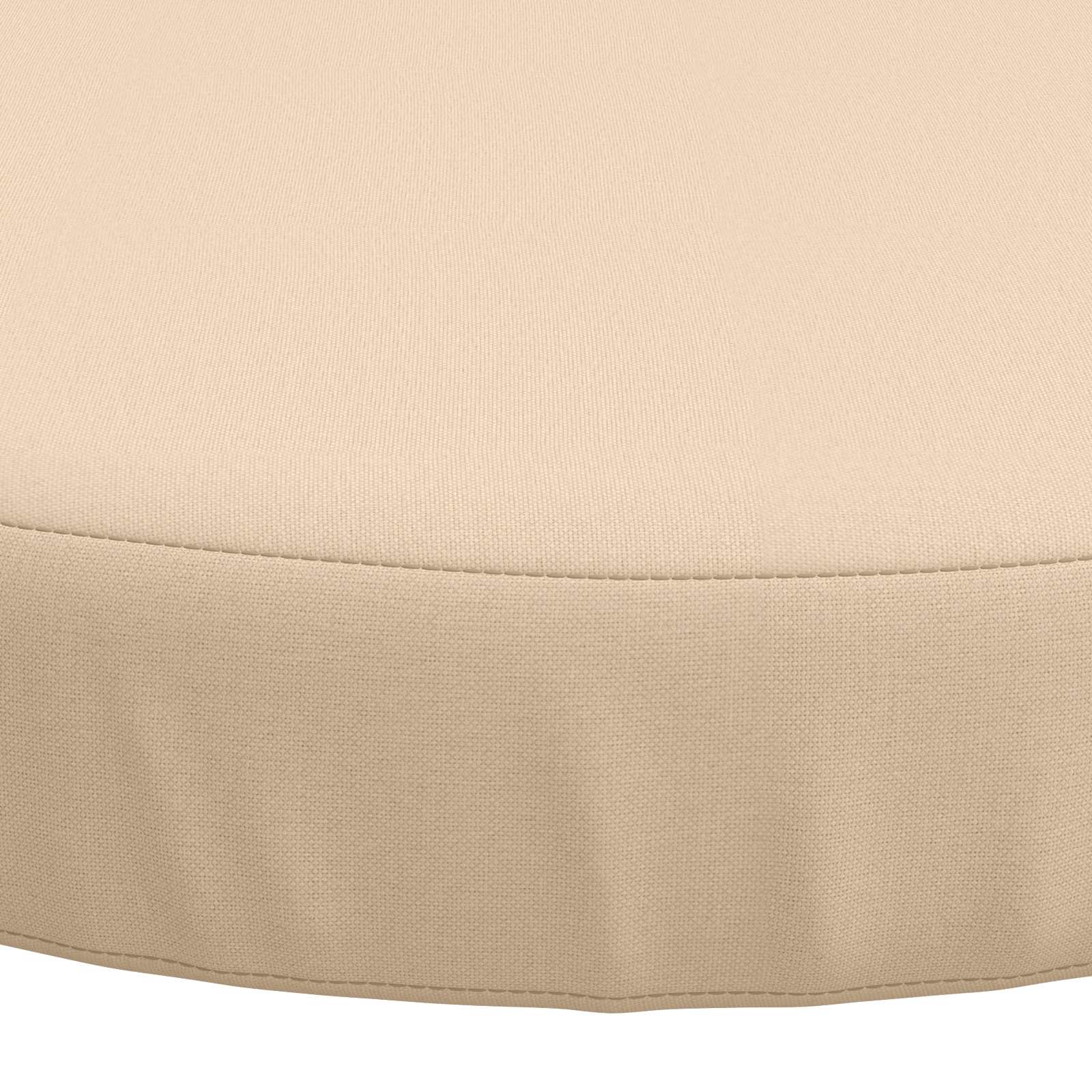 Cuscini per Sedia in 4 Pezzi SOEST 4 pz 100% Poliestere Crema