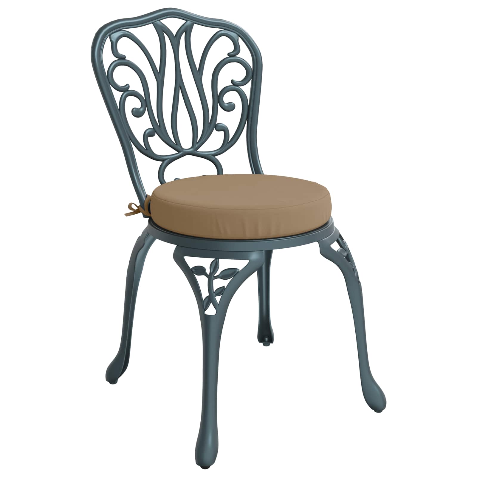 Cuscini per Sedia in 4 Pezzi SOEST 4 pz 100% Poliestere Tortora