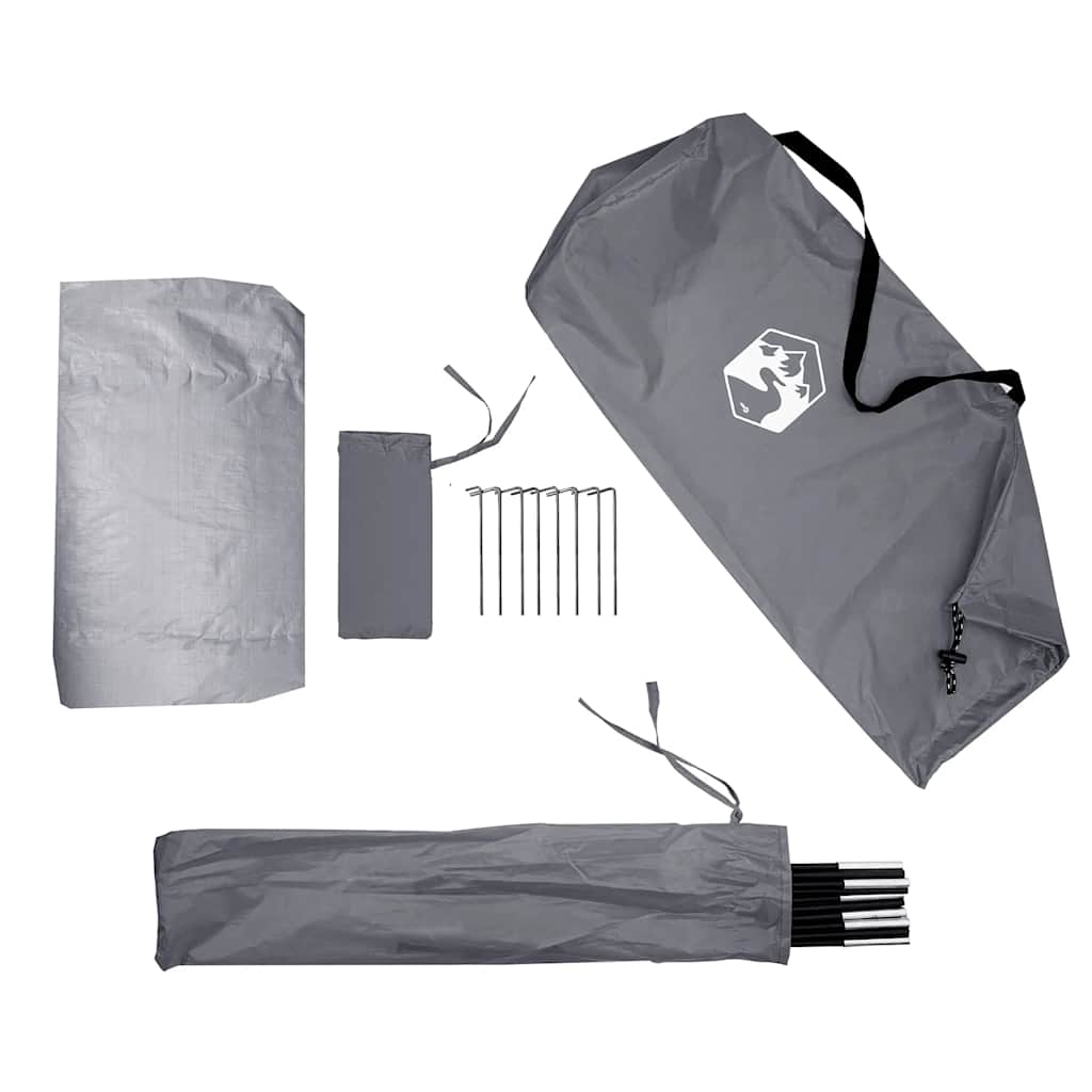 Tenda Portaoggetti Grigio e Arancione Impermeabile