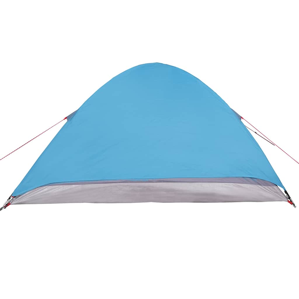 Tenda da Campeggio a Cupola per 2 Persone Blu Impermeabile