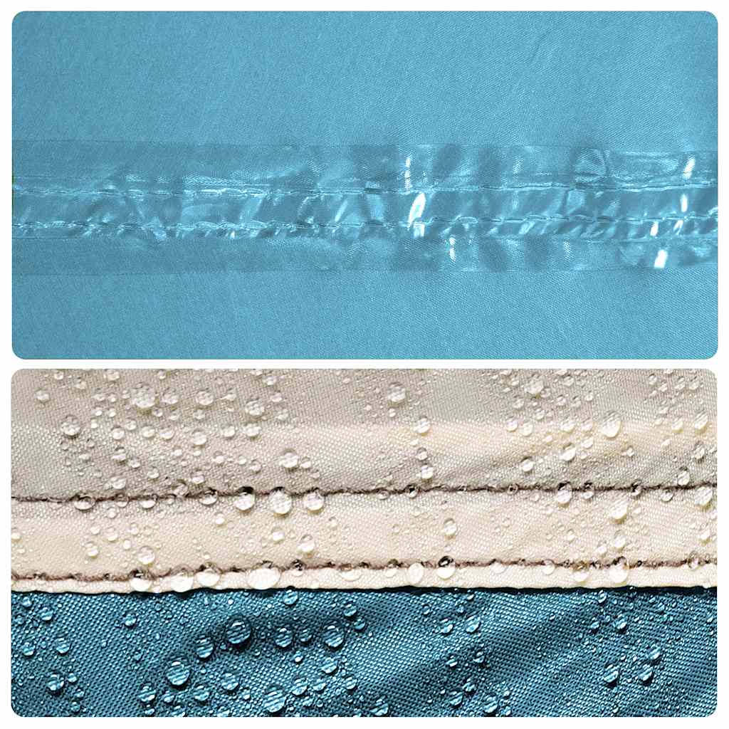 Telone da Campeggio Blu 500x294 cm Impermeabile