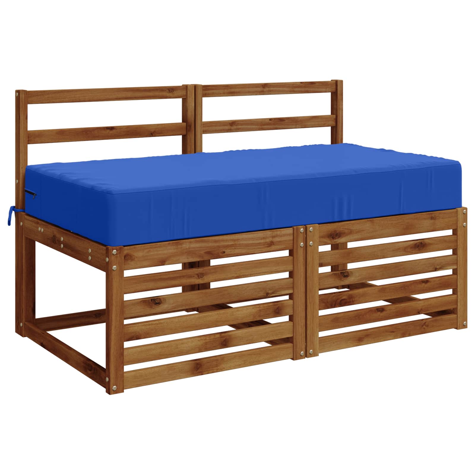 Cuscino per la seduta SOEST 100% Poliestere Blu reale