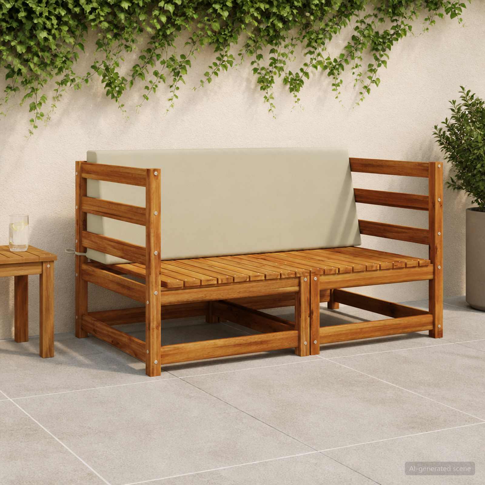 Cuscino schienale SOEST 100% Poliestere Verde chiaro