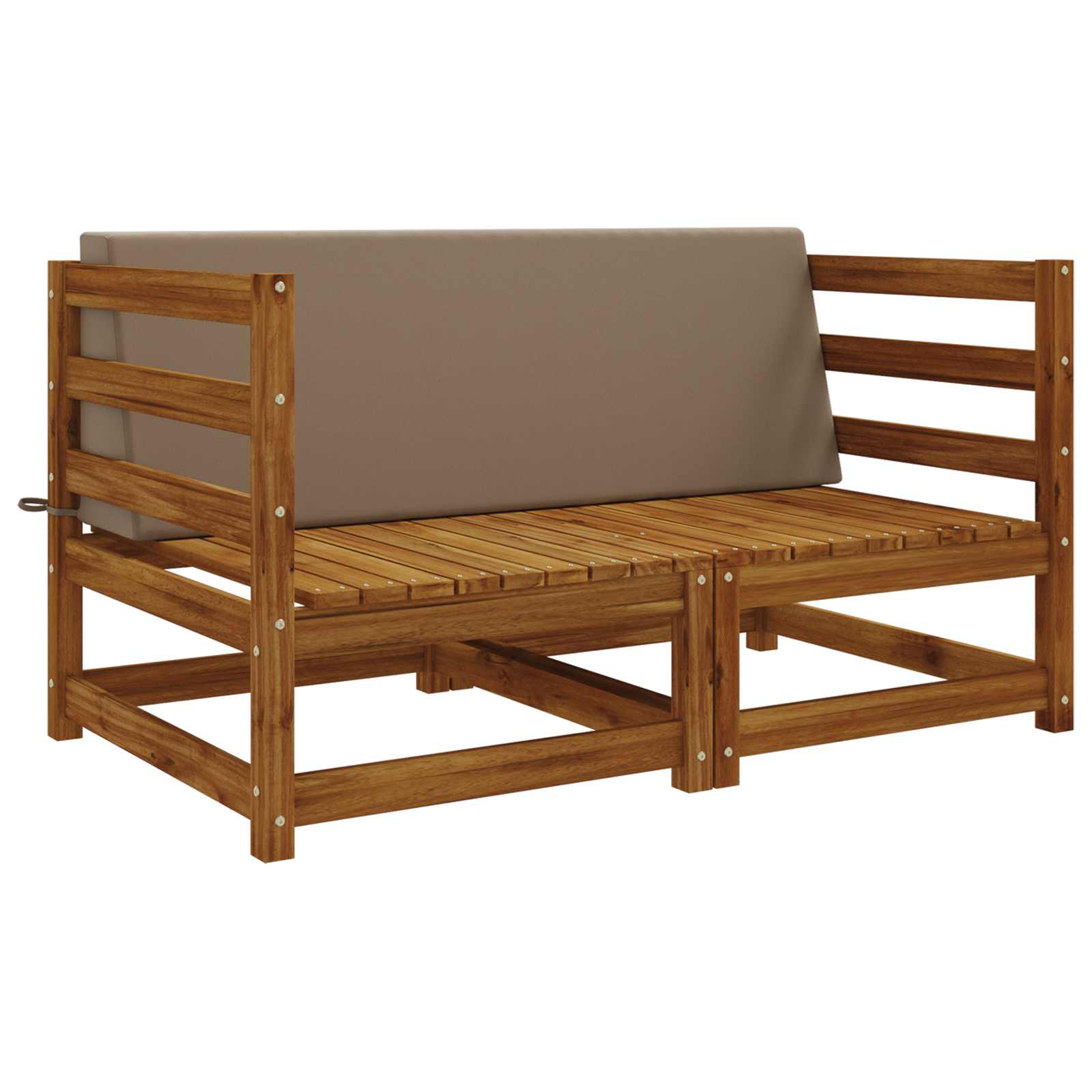 Cuscino schienale SOEST 100% Poliestere Tortora