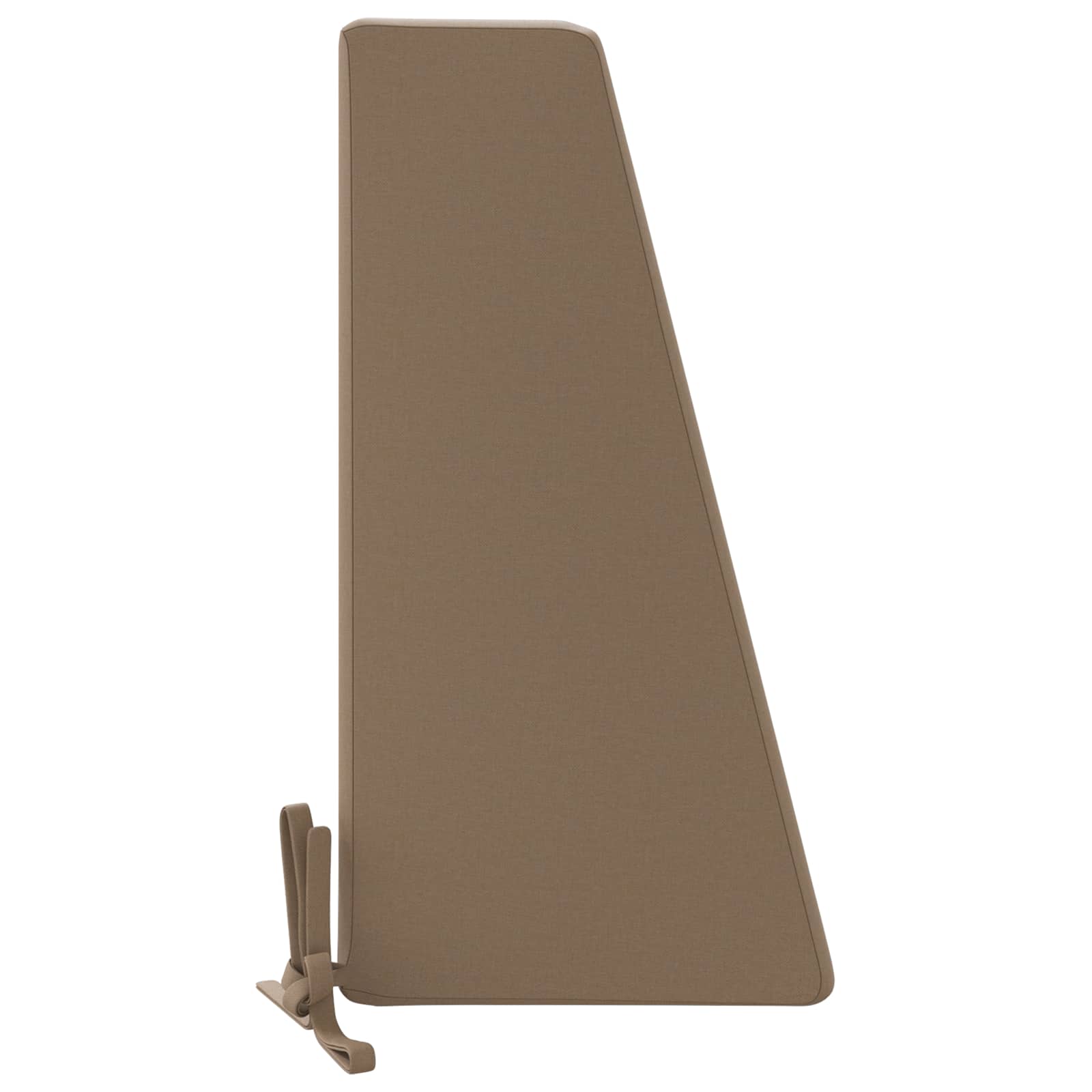 Cuscino schienale SOEST 100% Poliestere Tortora