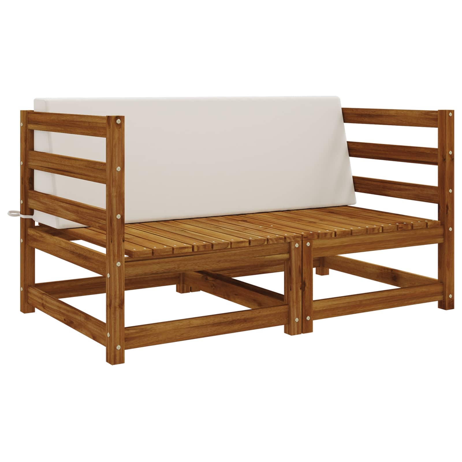 Cuscino schienale SOEST 100% Poliestere Bianco 120 x 20 x 40 cm