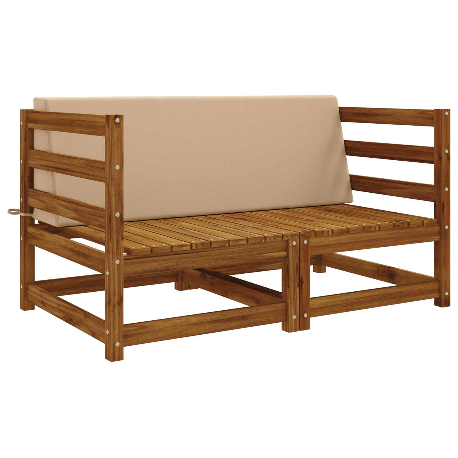 Cuscino schienale SOEST 100% Poliestere Sabbia 120 x 20 x 40 cm