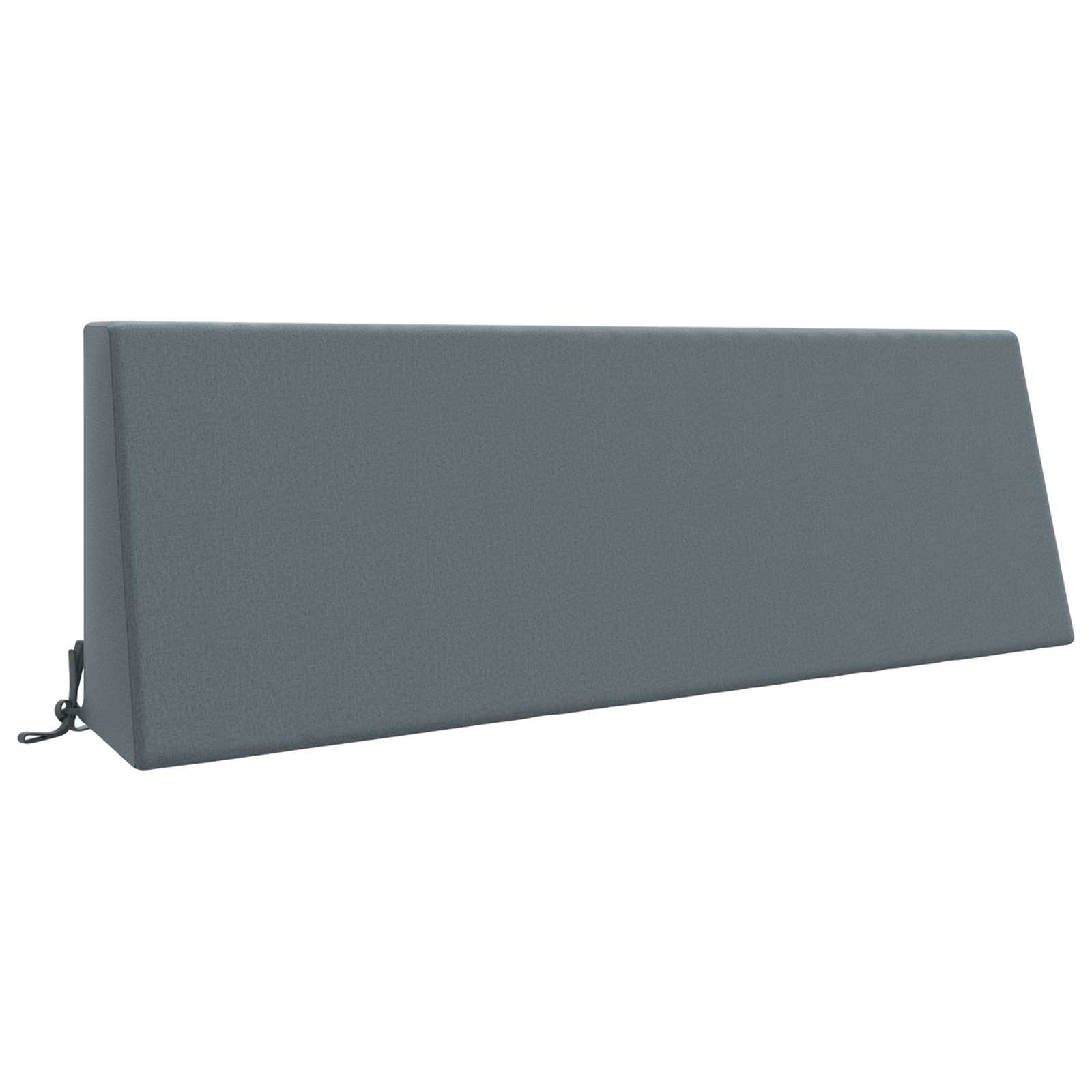 Cuscino schienale SOEST 100% Poliestere Blu 120 x 20 x 40 cm