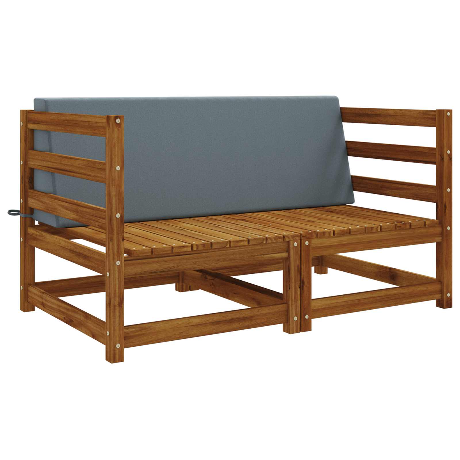 Cuscino schienale SOEST 100% Poliestere Blu 120 x 20 x 40 cm