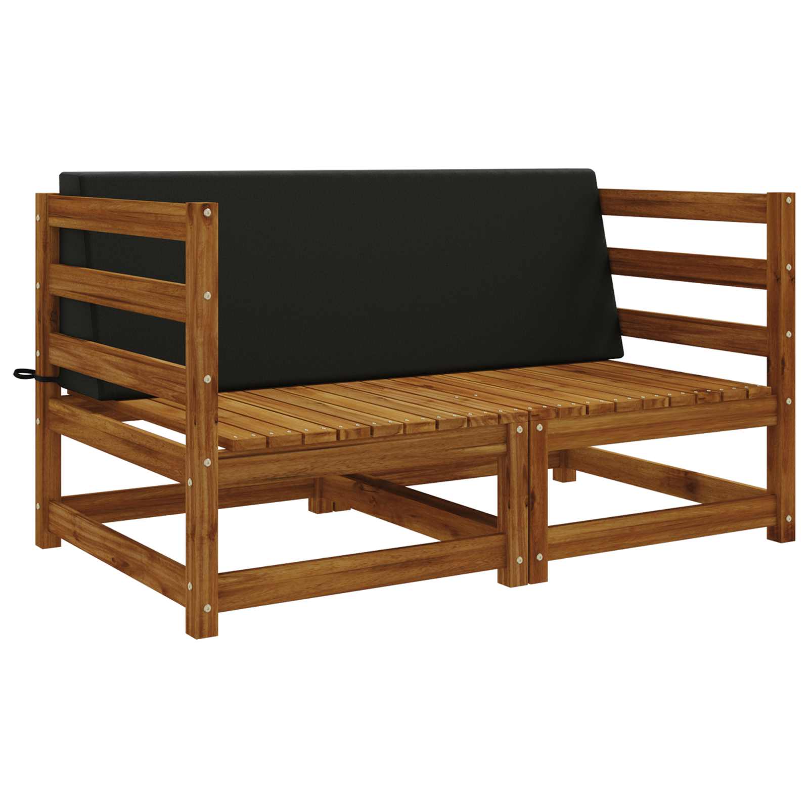 Cuscino schienale SOEST 100% Poliestere Nero 120 x 20 x 40 cm