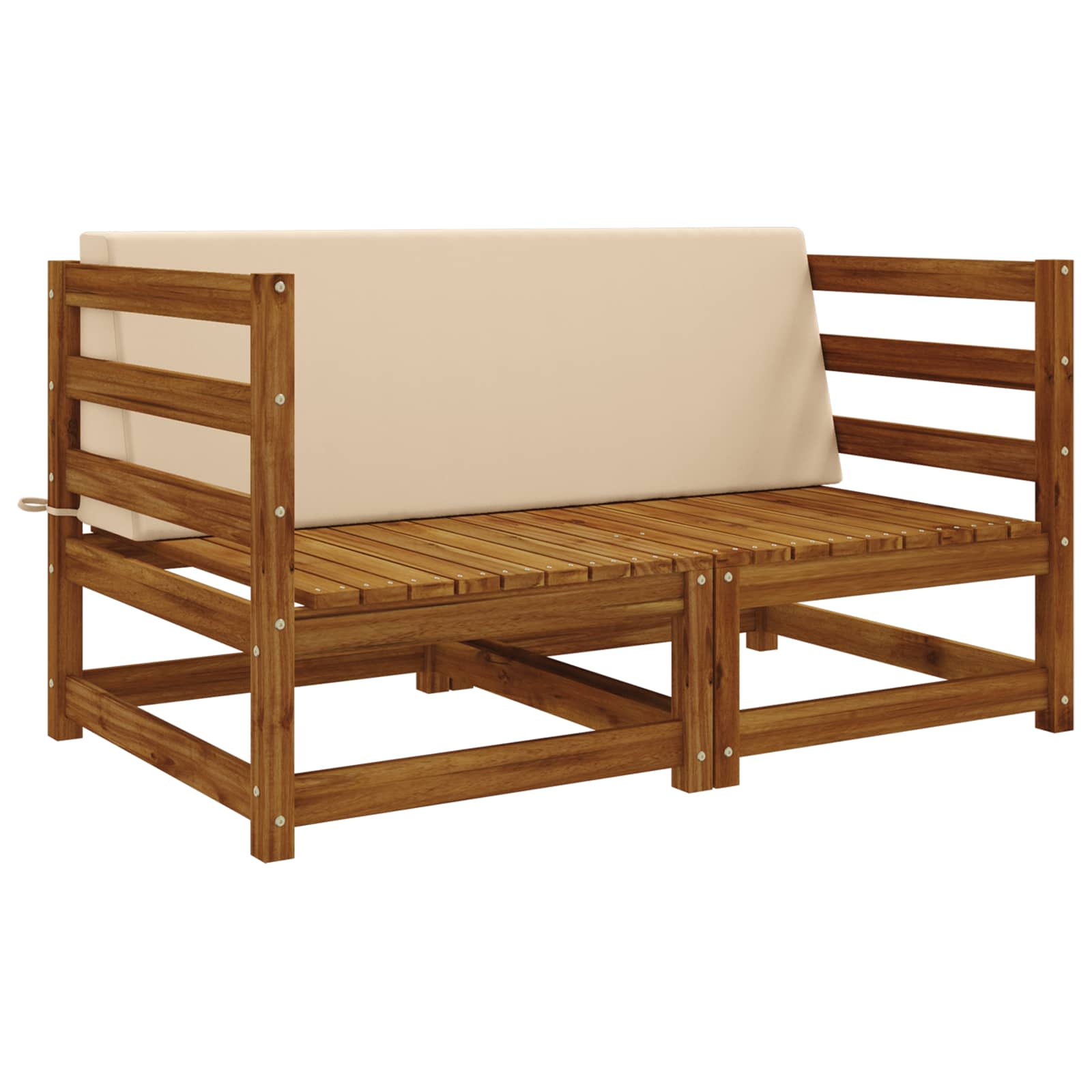 Cuscino schienale SOEST 100% Poliestere Crema 120 x 20 x 40 cm