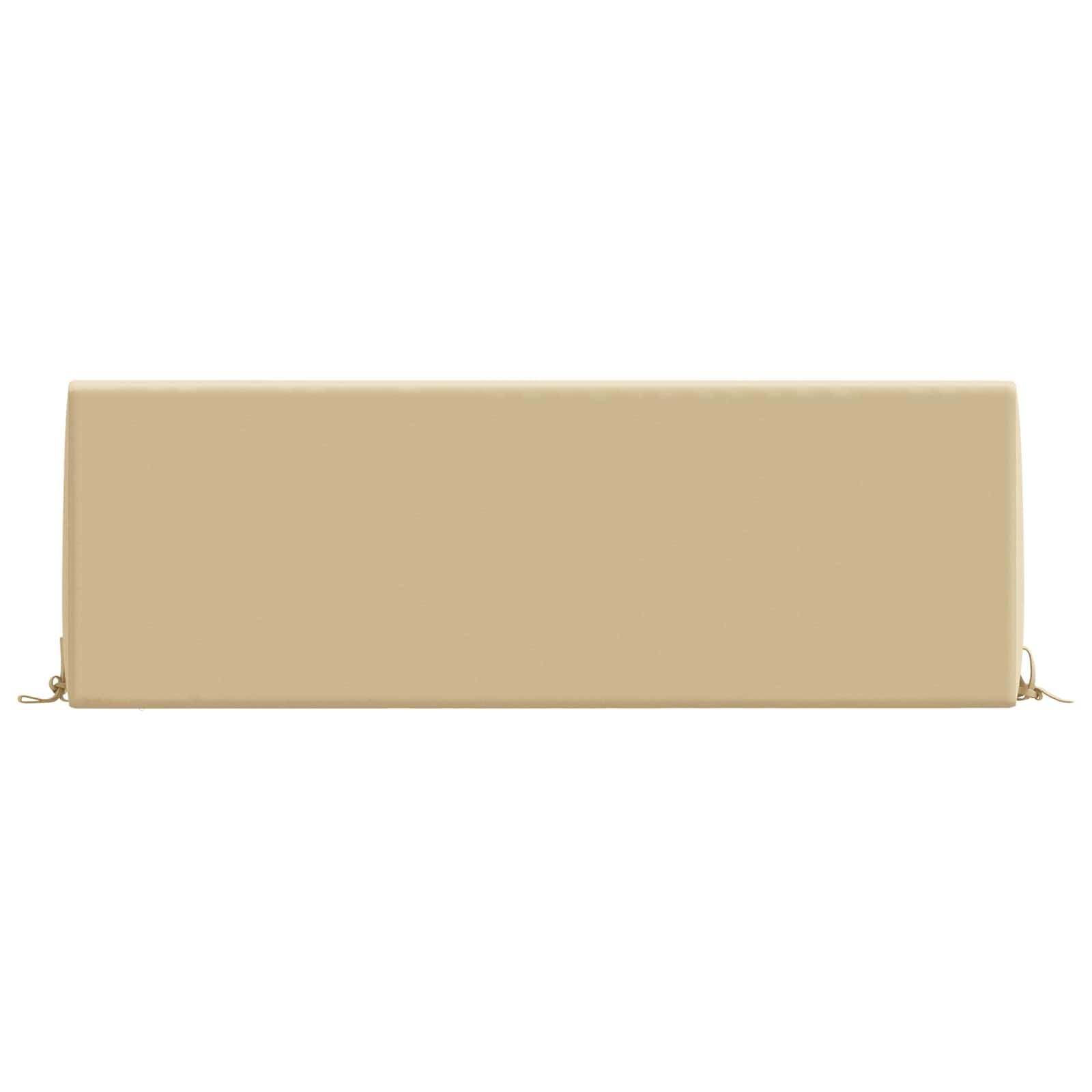 Cuscino schienale SOEST 100% Poliestere Beige 120 x 20 x 40 cm