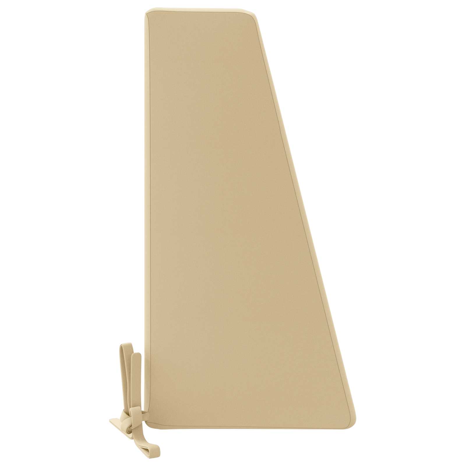 Cuscino schienale SOEST 100% Poliestere Beige 120 x 20 x 40 cm