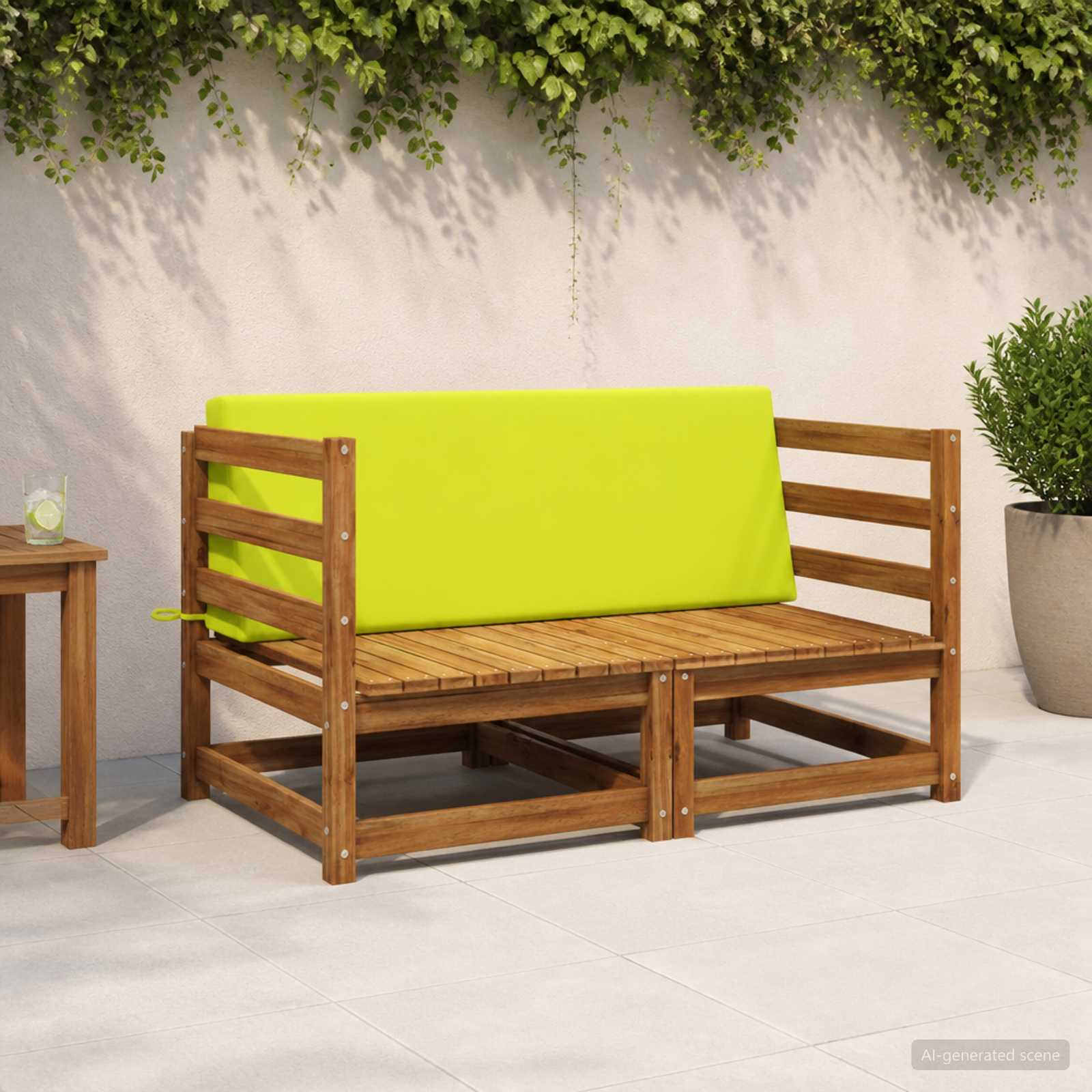 Cuscino schienale SOEST 100% Poliestere Verde acceso