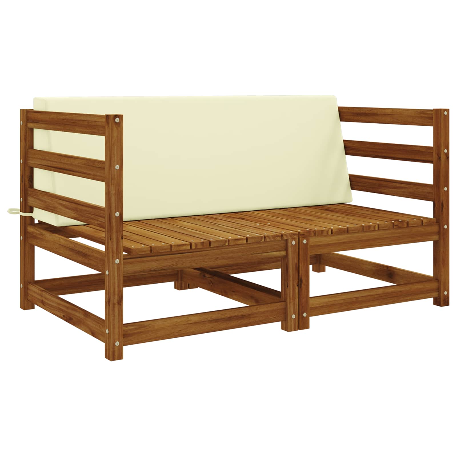 Cuscino schienale SOEST 100% Poliestere Crema 120 x 20 x 40 cm