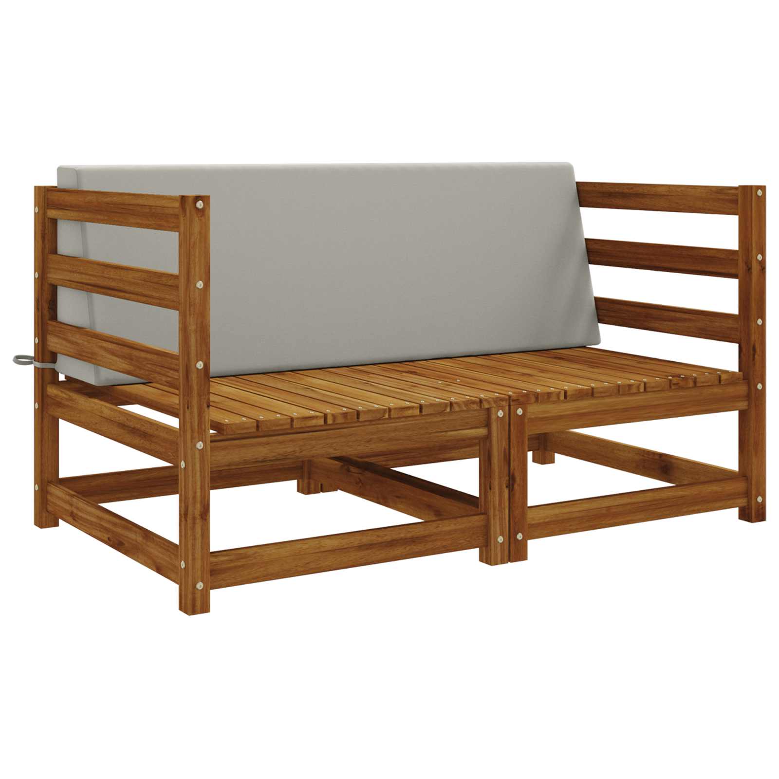 Cuscino schienale SOEST 100% Poliestere Grigio 120 x 20 x 40 cm