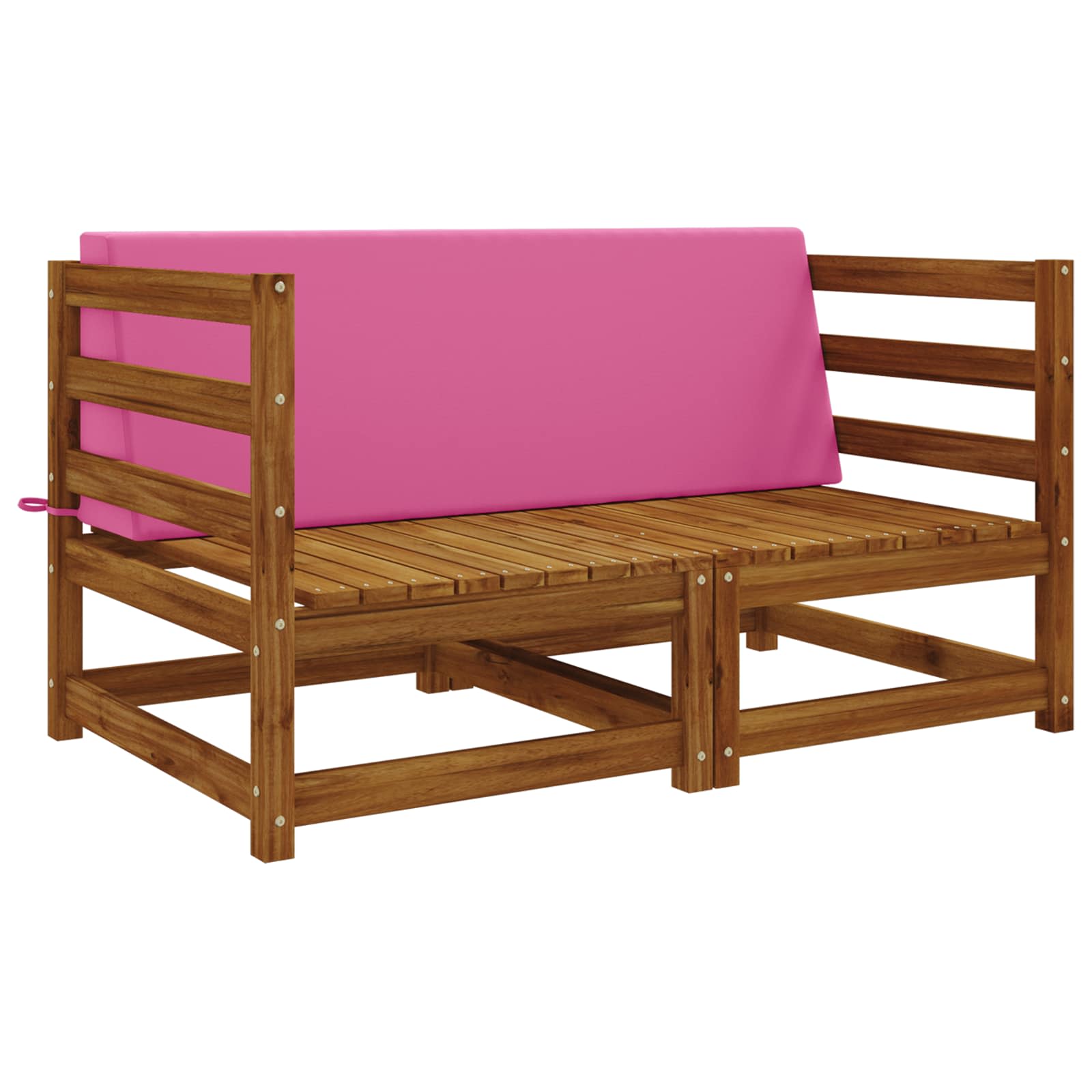 Cuscino schienale SOEST 100% Poliestere Rosa 120 x 20 x 40 cm