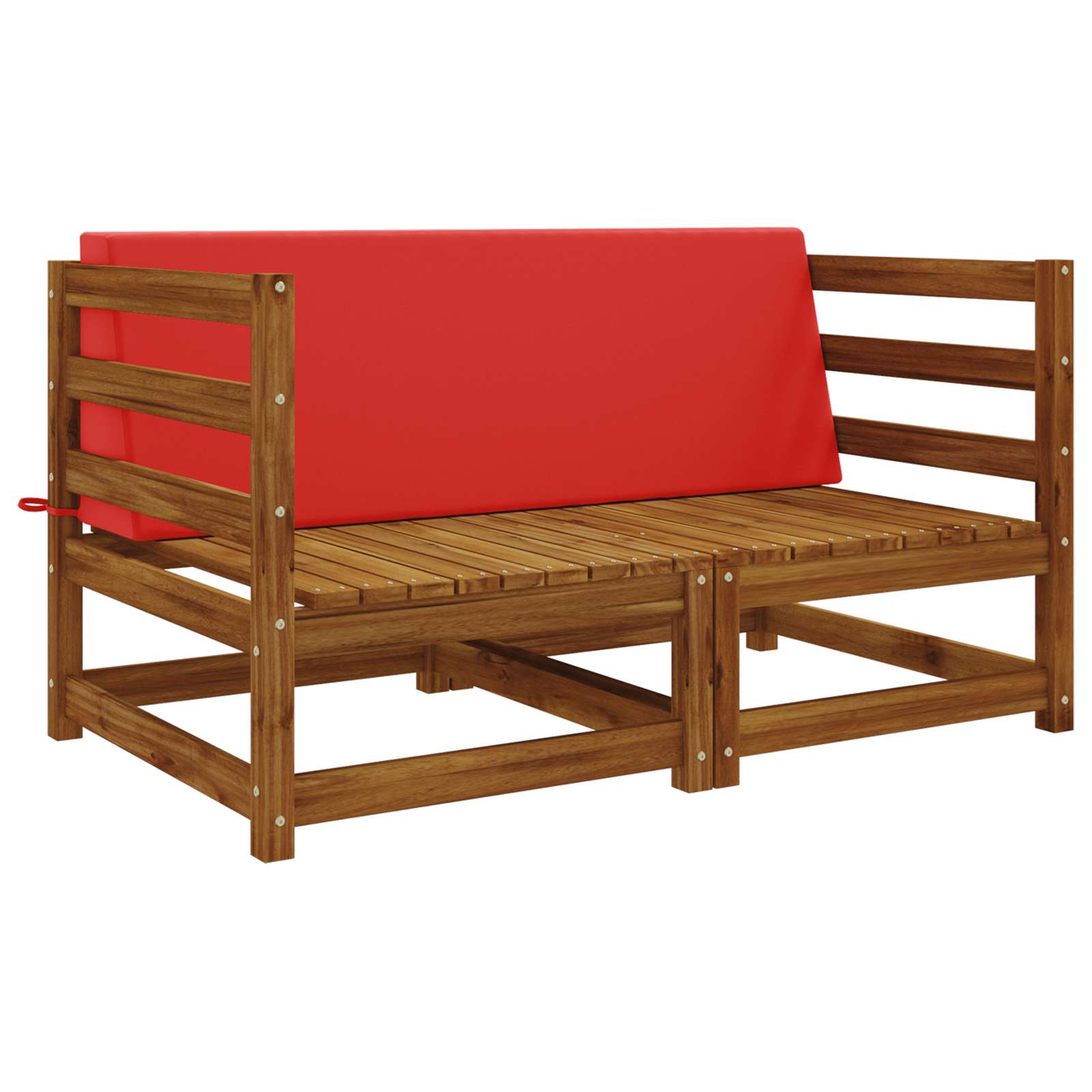 Cuscino schienale SOEST 100% Poliestere Rosso 120 x 20 x 40 cm