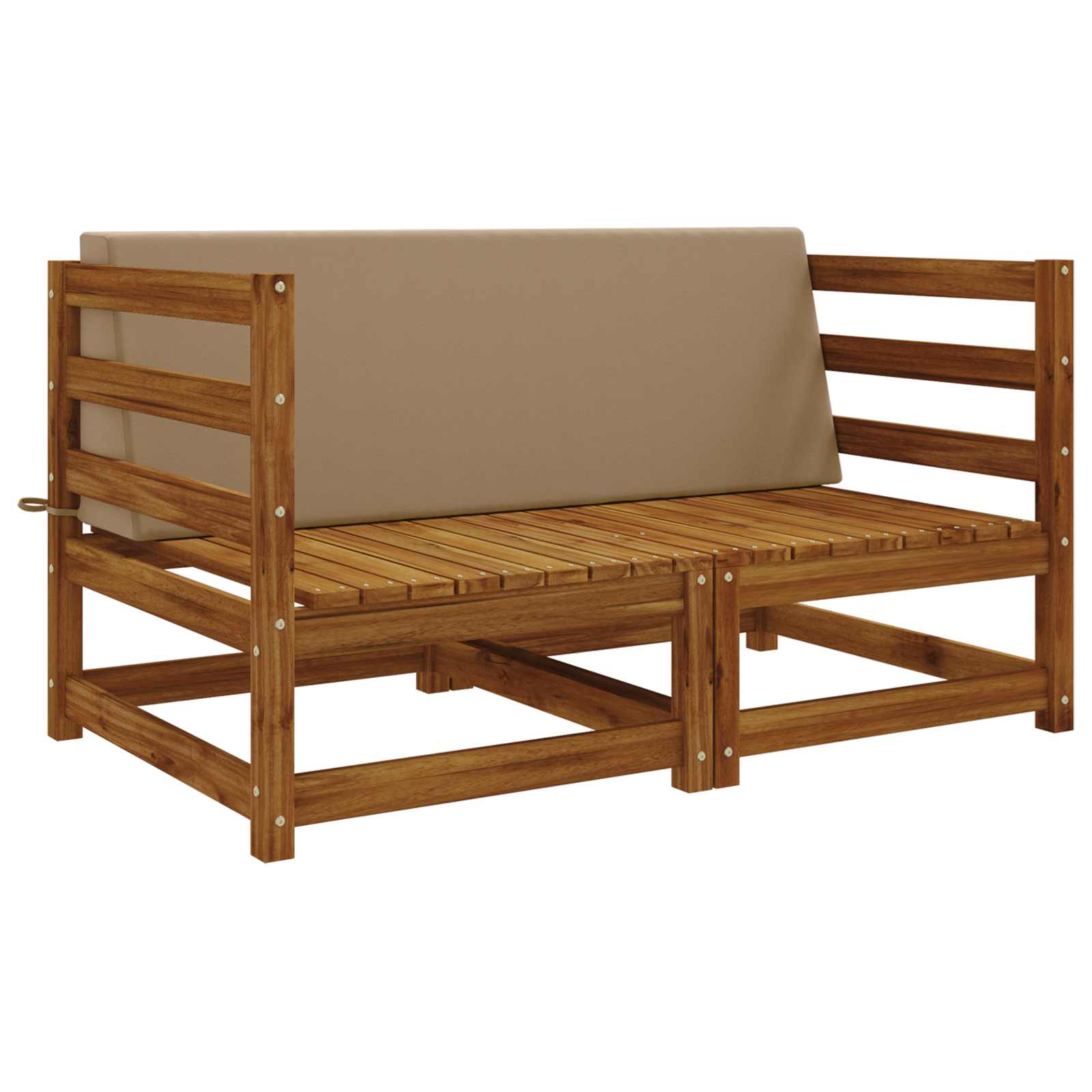 Cuscino schienale SOEST 100% Poliestere Tortora
