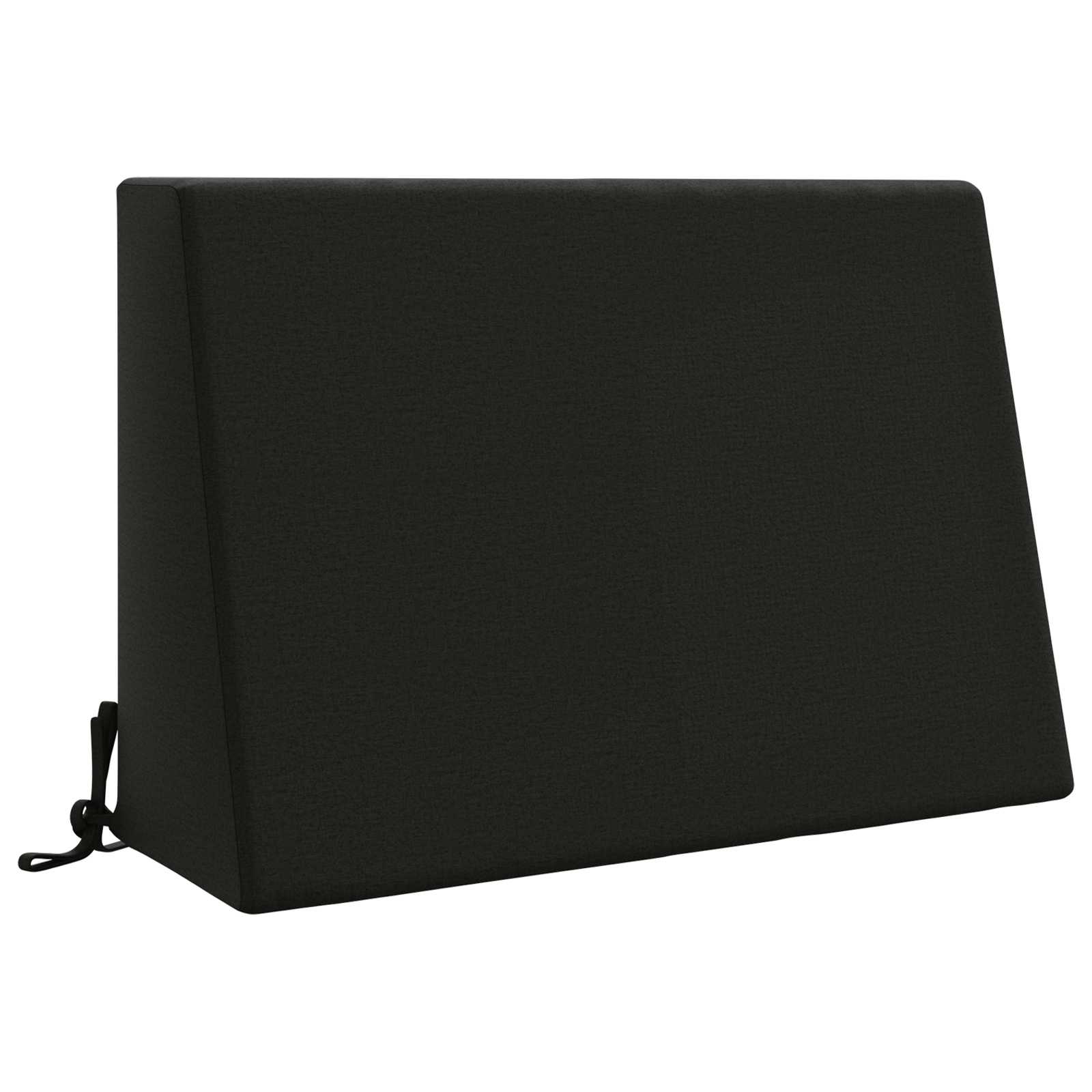 Cuscino schienale SOEST 100% Poliestere Nero 60 x 20 x 40 cm