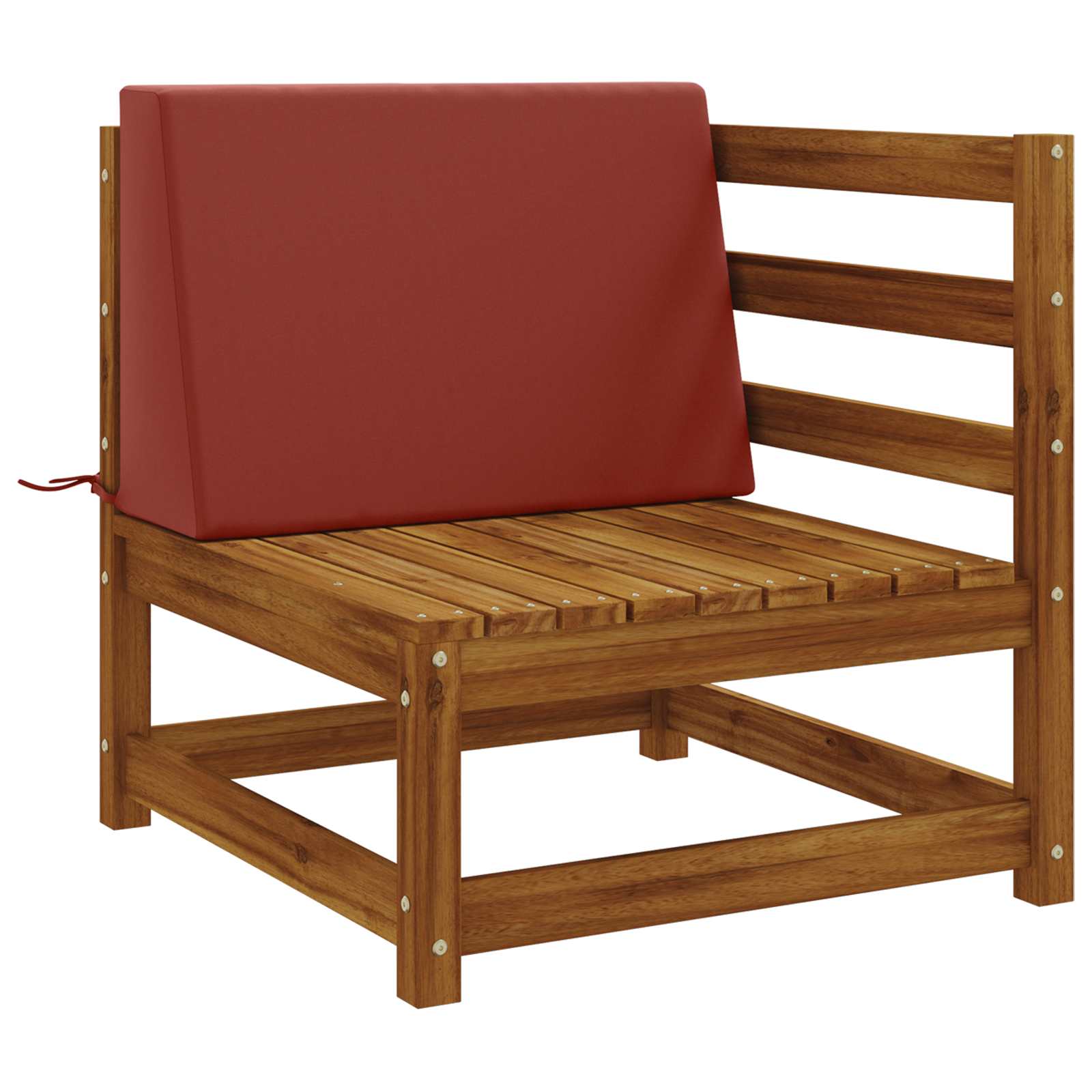 Cuscino schienale SOEST 100% Poliestere Rosso 60 x 20 x 40 cm