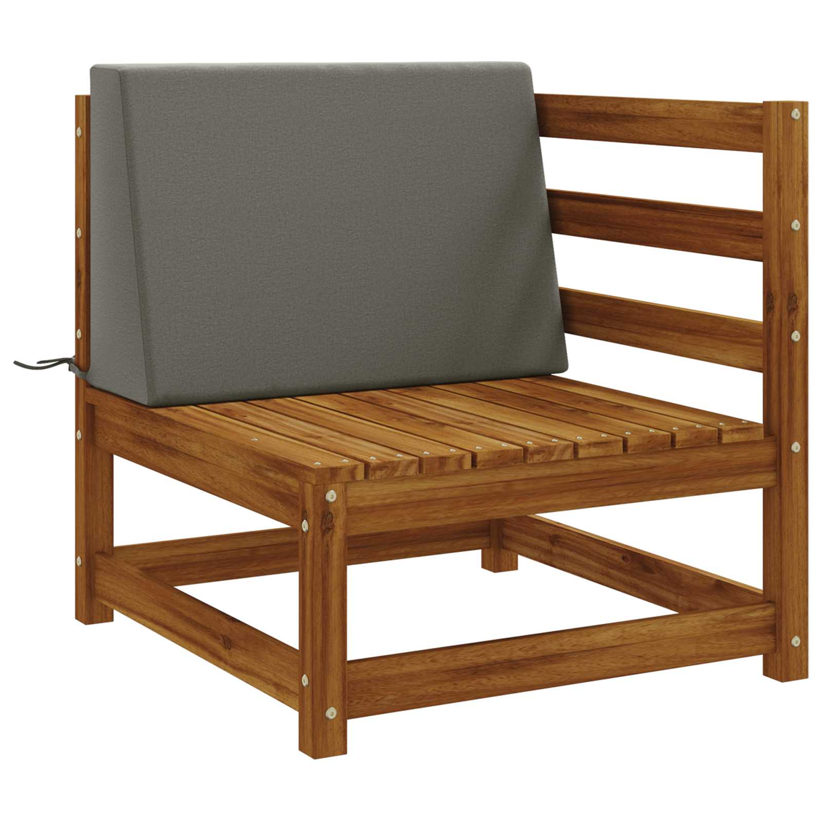 Cuscino schienale SOEST 100% Poliestere Grigio 60 x 20 x 40 cm