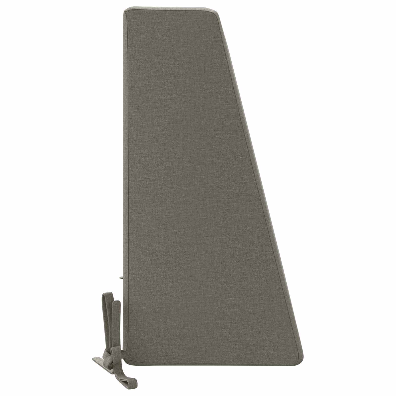 Cuscino schienale SOEST 100% Poliestere Grigio 60 x 20 x 40 cm