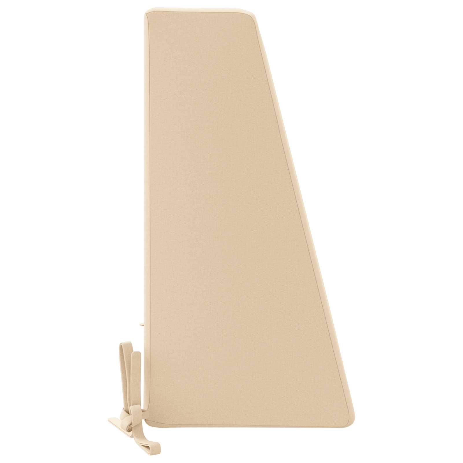 Cuscino schienale SOEST 100% Poliestere Crema 60 x 20 x 40 cm