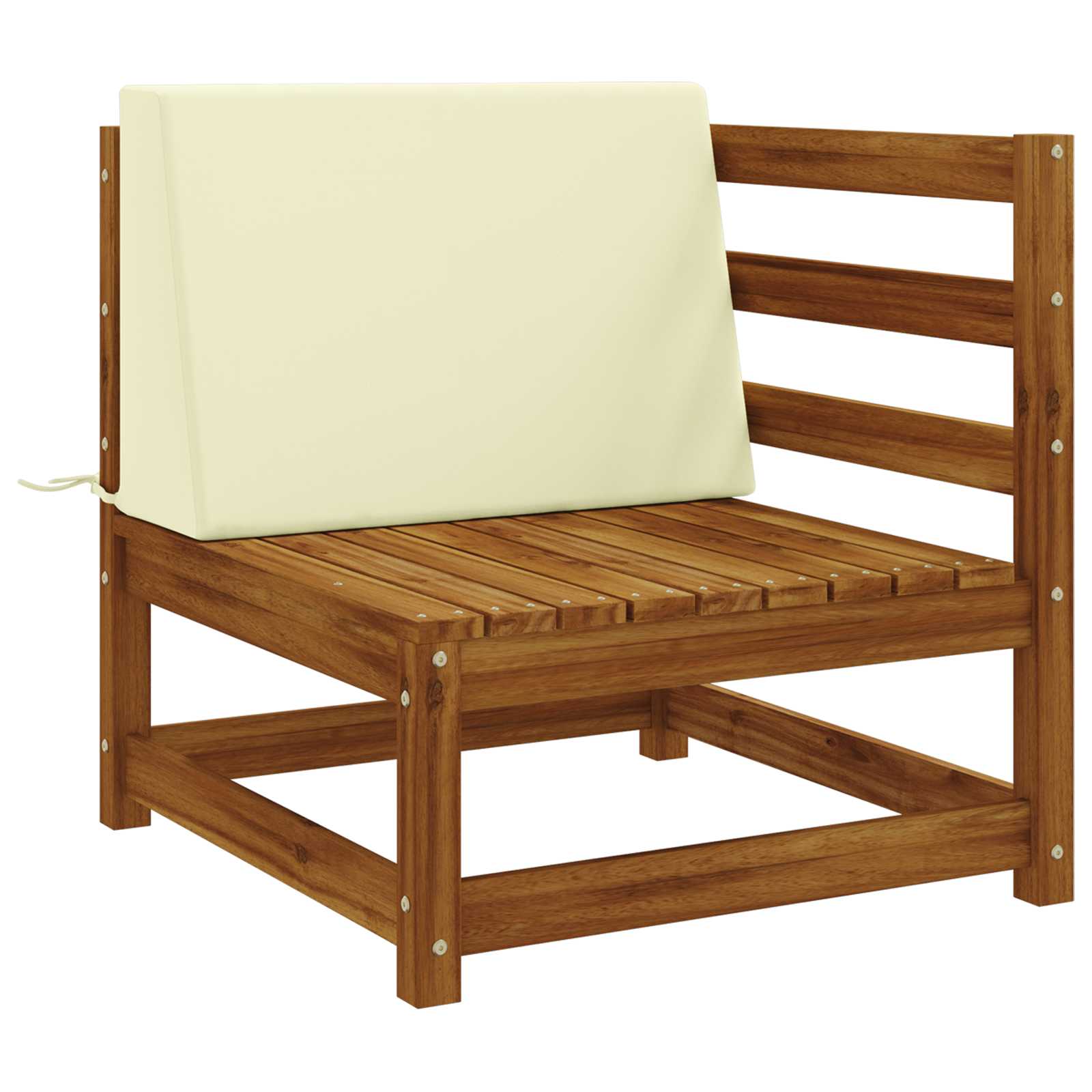Cuscino schienale SOEST 100% Poliestere Crema 60 x 20 x 40 cm