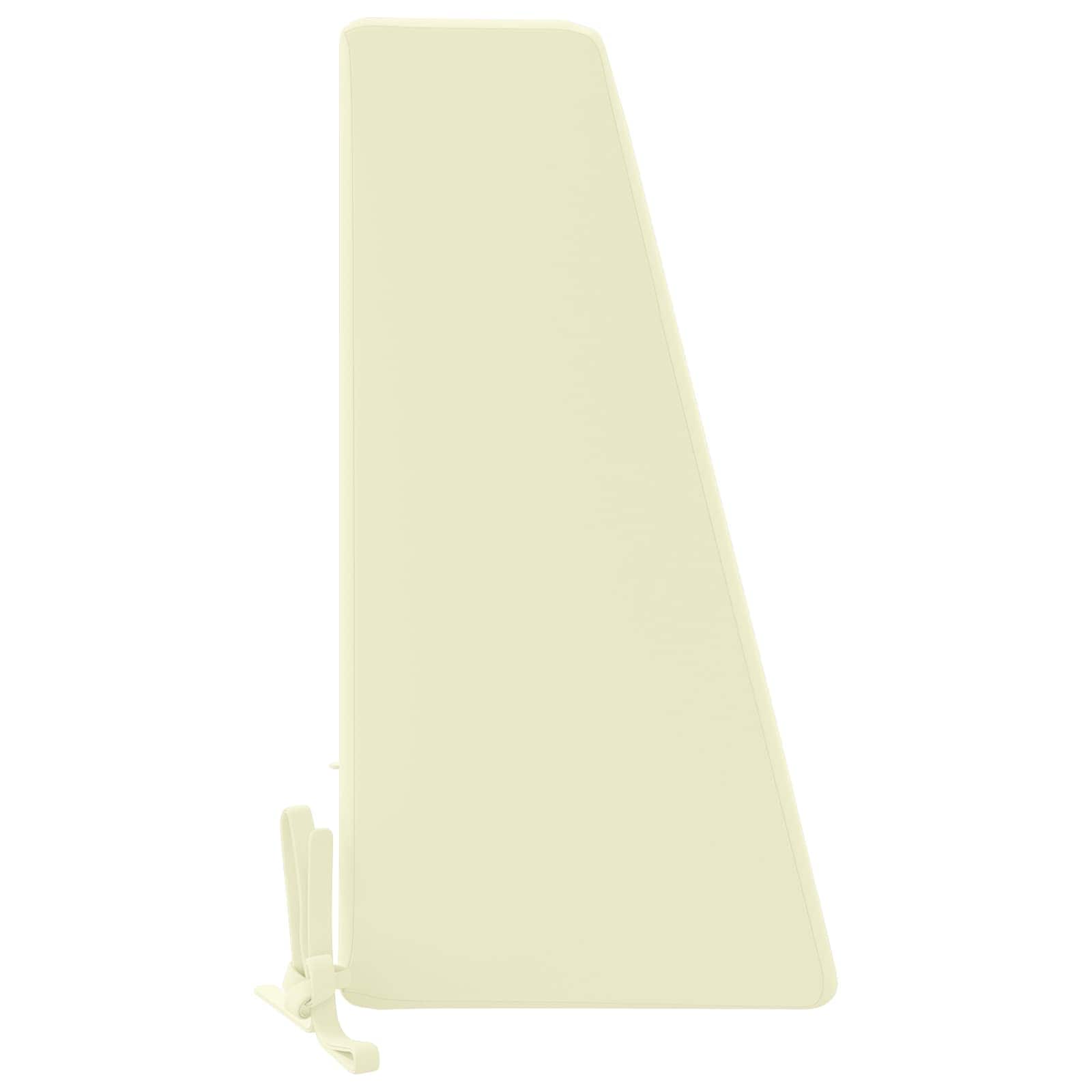 Cuscino schienale SOEST 100% Poliestere Crema 60 x 20 x 40 cm