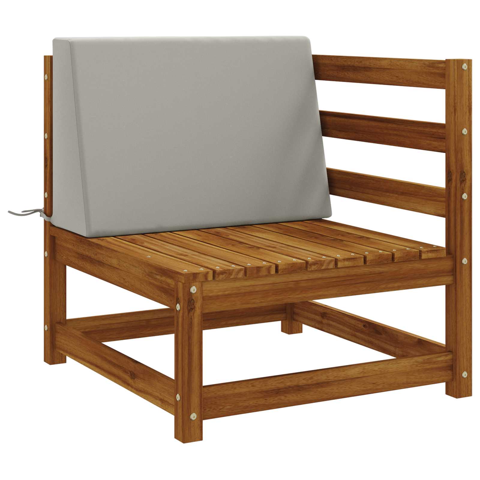 Cuscino schienale SOEST 100% Poliestere Grigio 60 x 20 x 40 cm