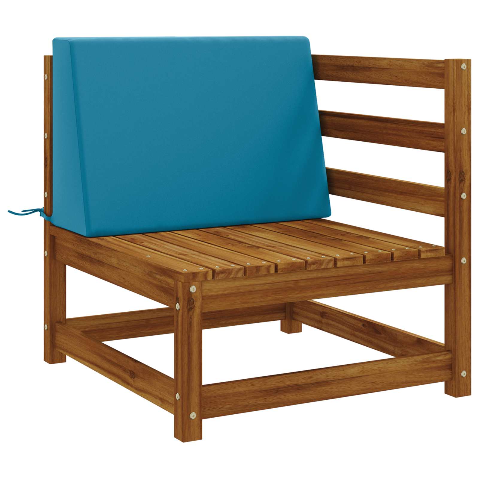 Cuscino schienale SOEST 100% Poliestere Azzurro 60 x 20 x 40 cm