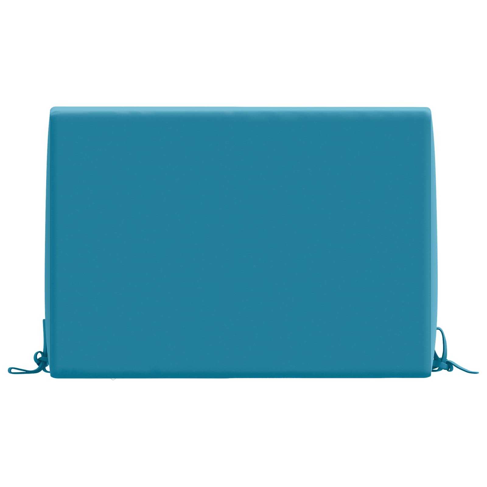 Cuscino schienale SOEST 100% Poliestere Azzurro 60 x 20 x 40 cm