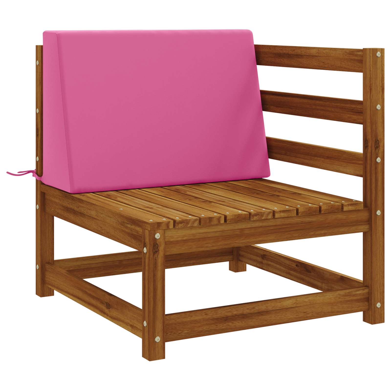Cuscino schienale SOEST 100% Poliestere Rosa 60 x 20 x 40 cm