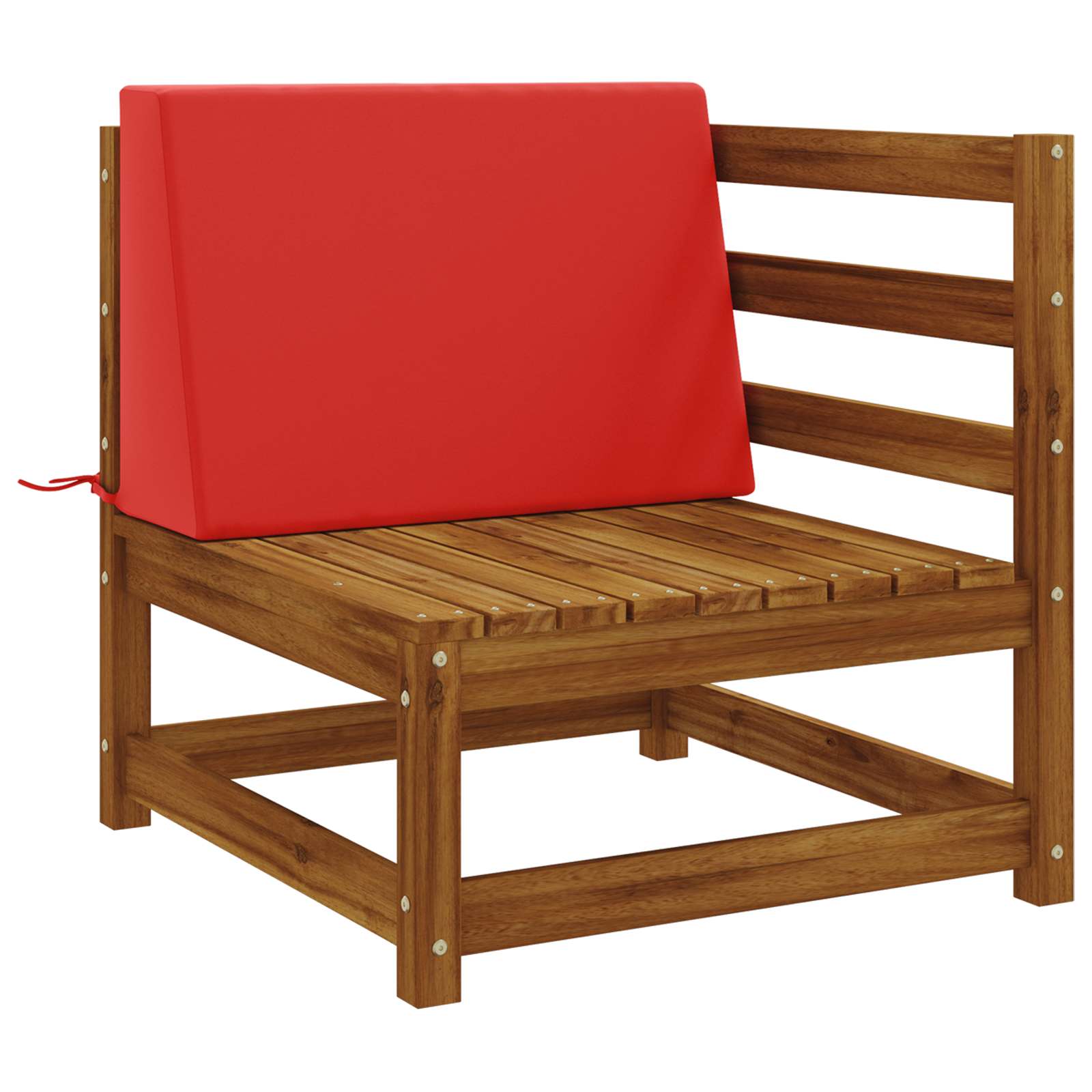 Cuscino schienale SOEST 100% Poliestere Rosso 60 x 20 x 40 cm