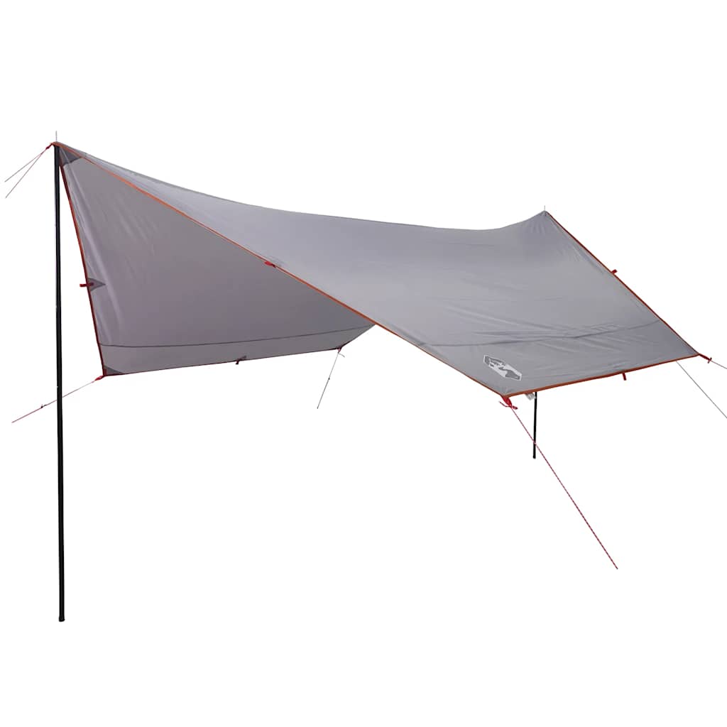 Telone da Campeggio Grigio e Arancione 430x380x210 cm Impermeabile