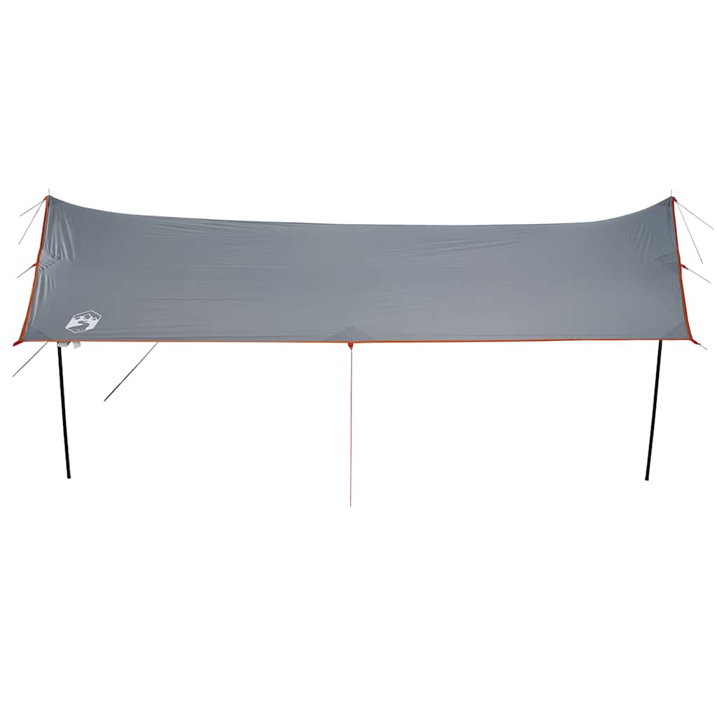 Telone da Campeggio Grigio e Arancione 460x305x210 cm Impermeabile