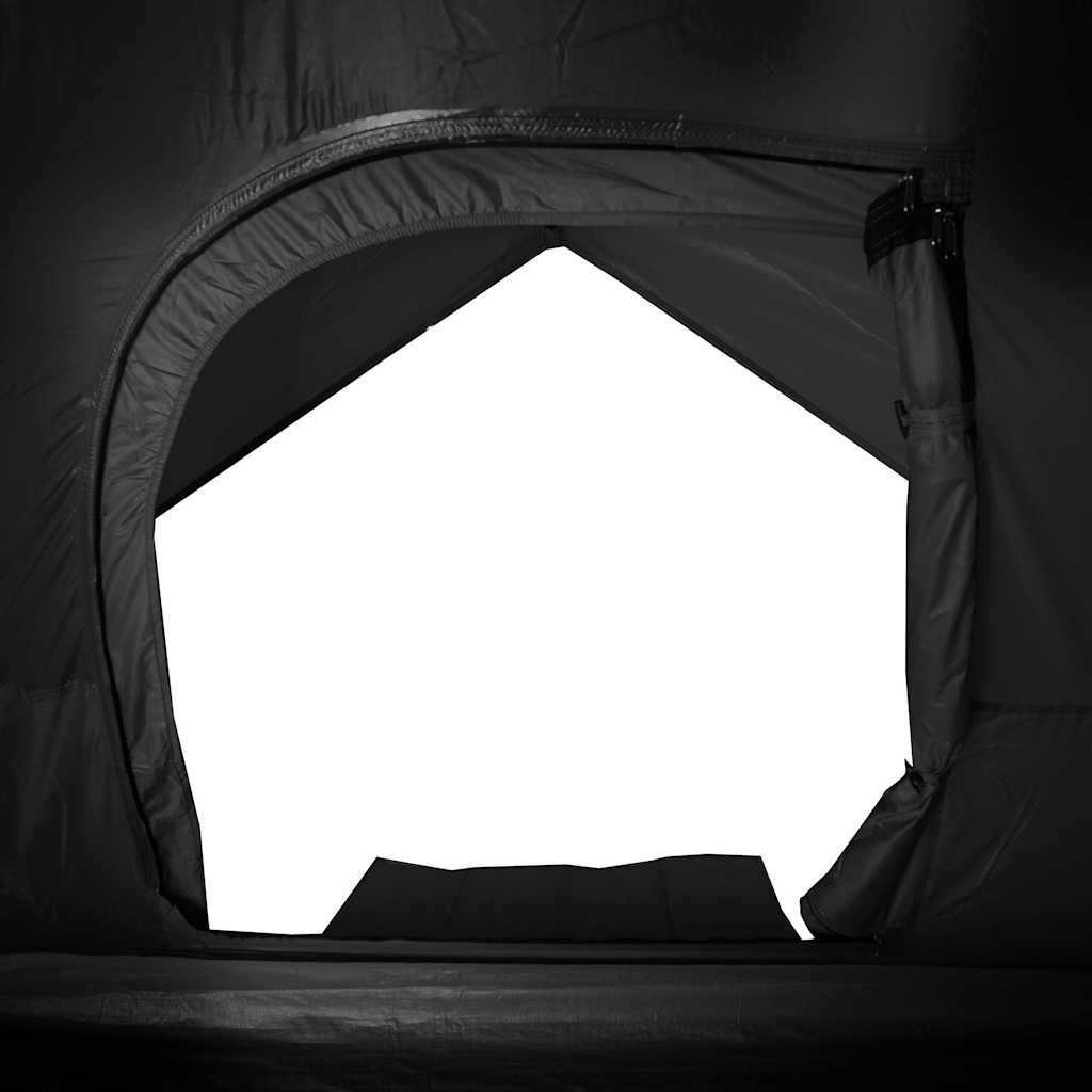 Tenda Campeggio a Cupola 4 Persone Bianca Tessuto Impermeabile