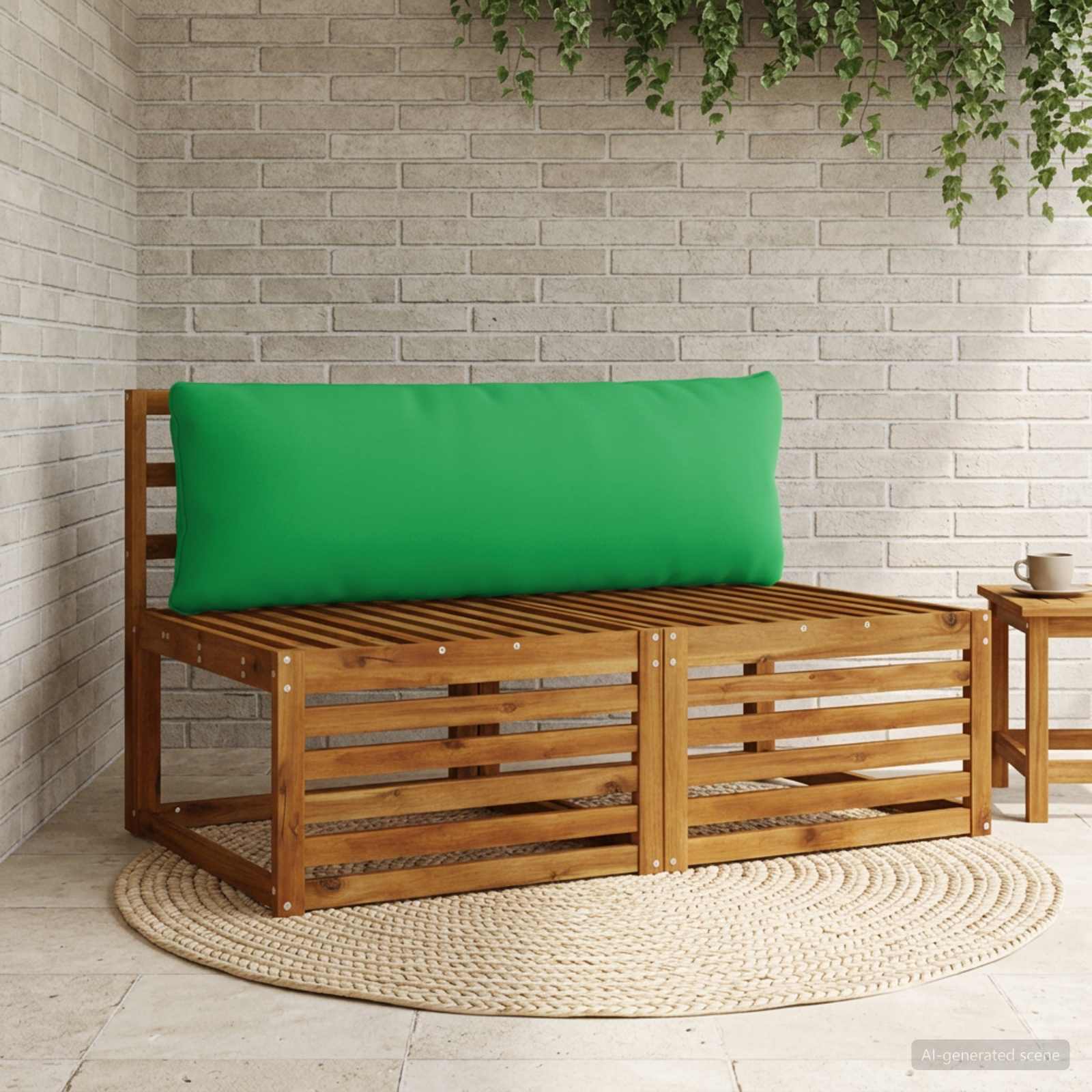 Cuscino per Schiena a 1 Pezzo PUTTEN 100% Poliestere Verde