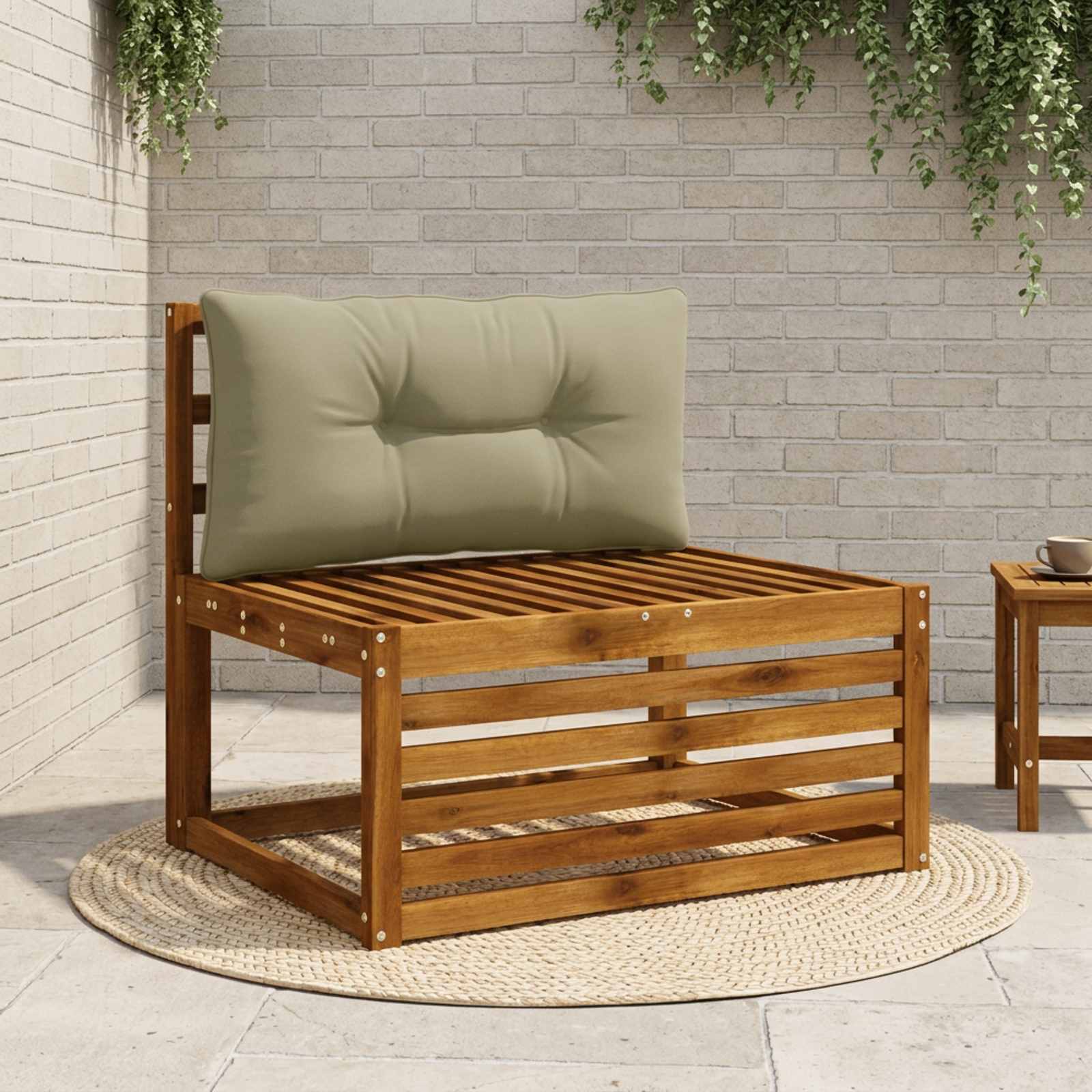 Cuscino per schienale PUTTEN 100% Poliestere Verde chiaro