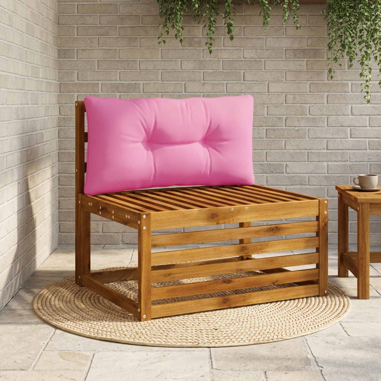 Cuscino per schienale PUTTEN 100% Poliestere Rosa