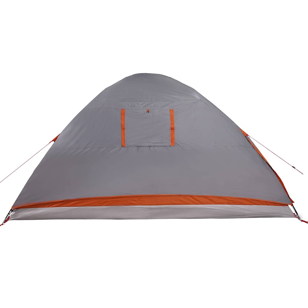 Tenda da Campeggio a Cupola 4 Persone Grigia Impermeabile