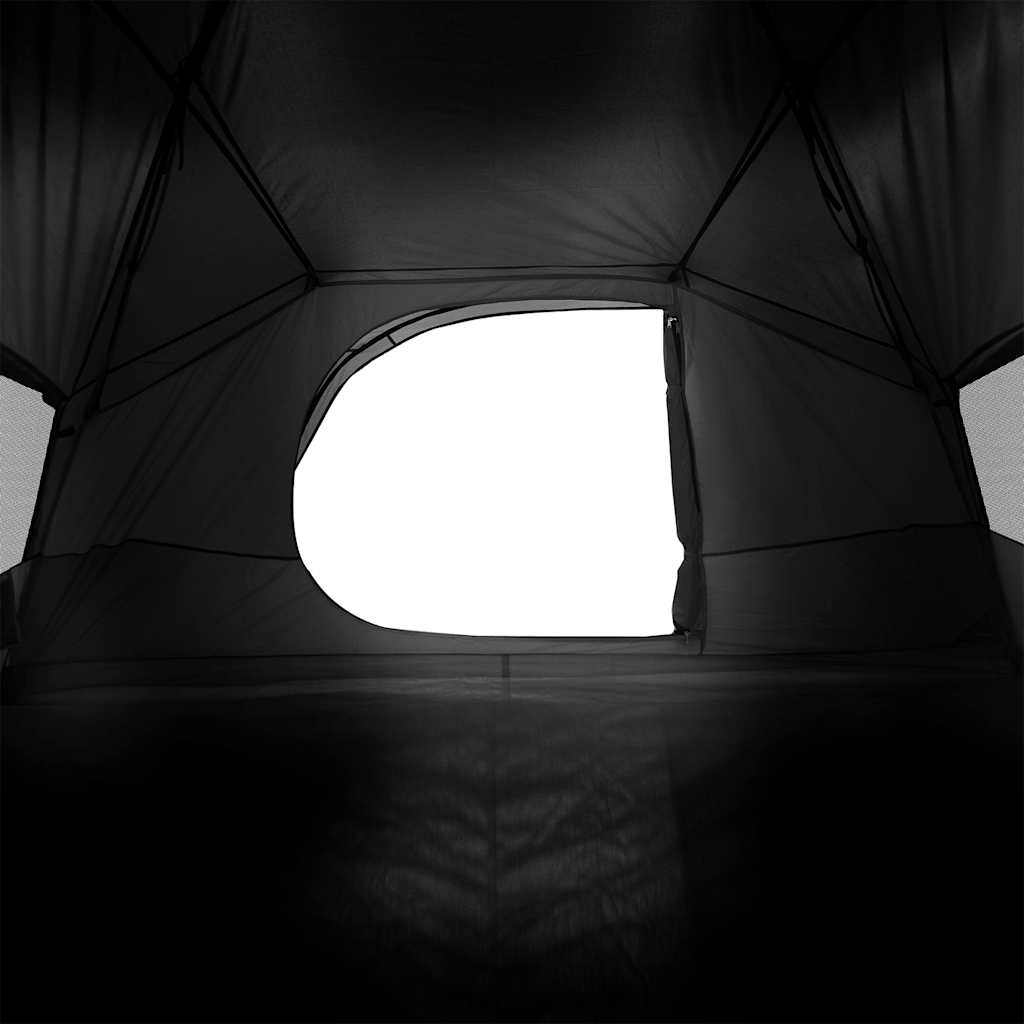 Tenda Campeggio a Cupola 4 Persone Bianca Tessuto Impermeabile