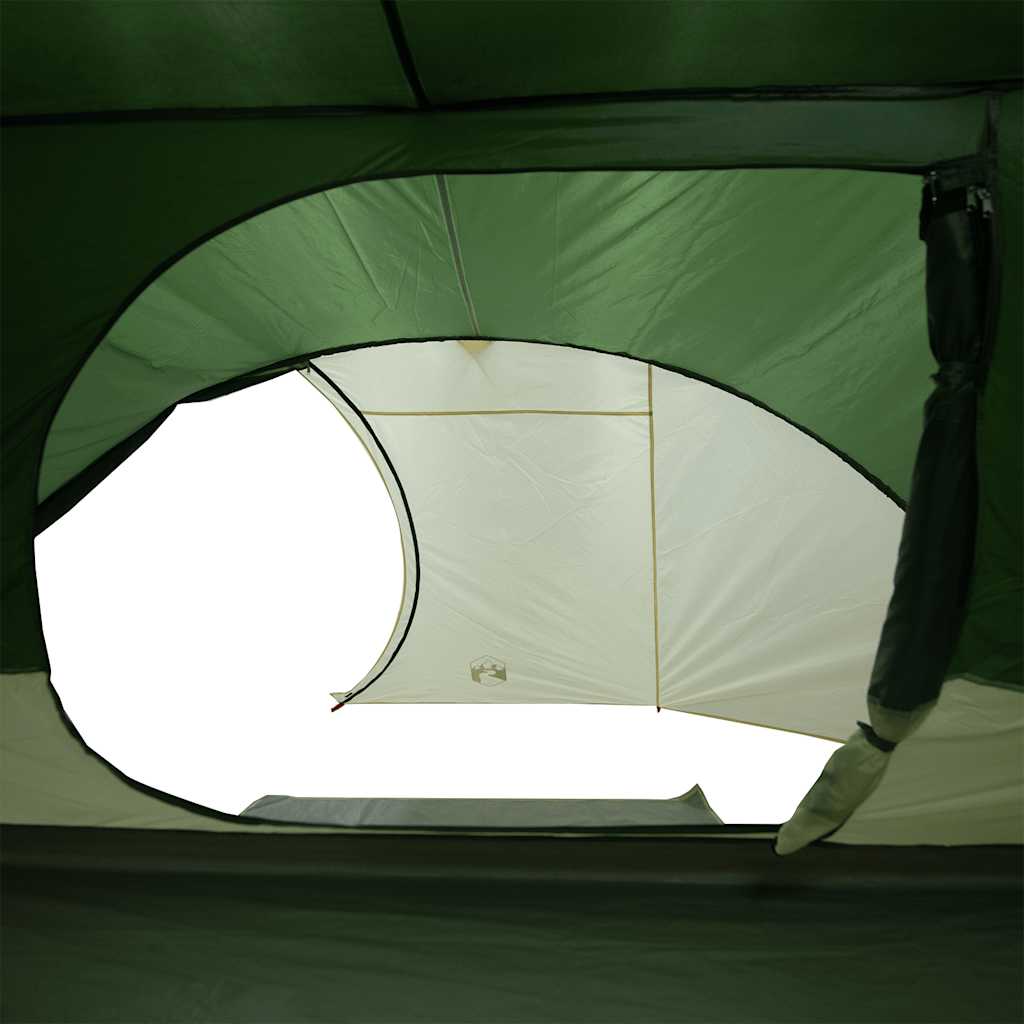 Tenda da Campeggio a Cupola per 4 Persone Verde Impermeabile