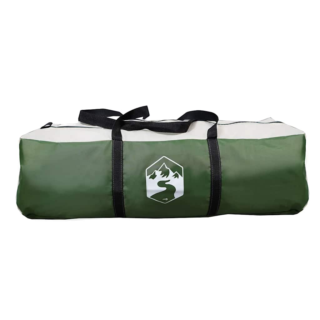 Tenda da Campeggio a Cupola per 4 Persone Verde Impermeabile